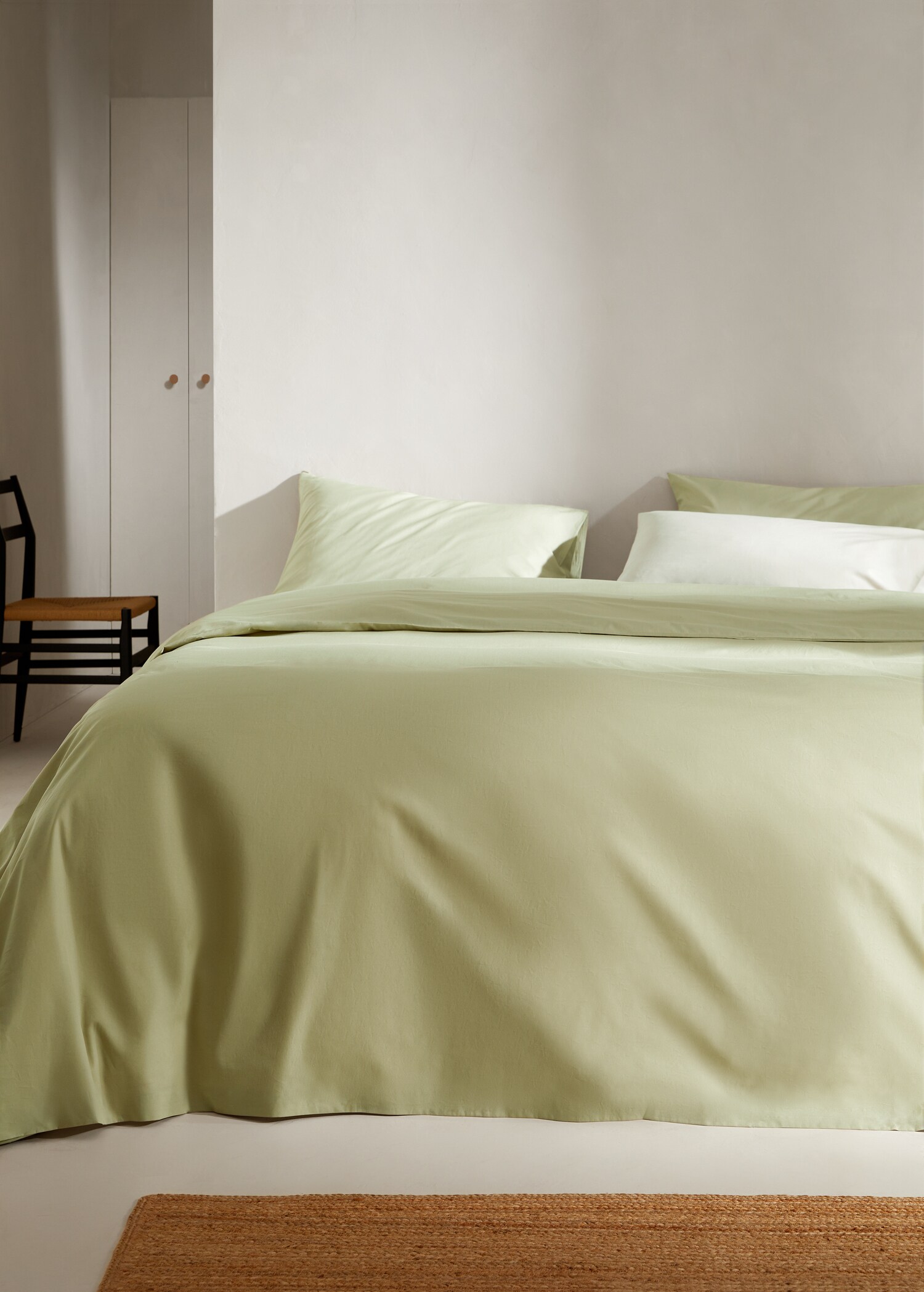 Housse de couette coton 180 fils lit 90 cm - Plan général