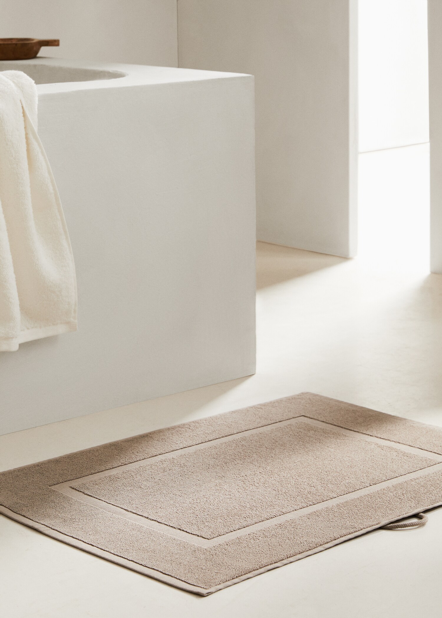 Badteppich aus 100 % Baumwolle - Allgemeine Ansicht