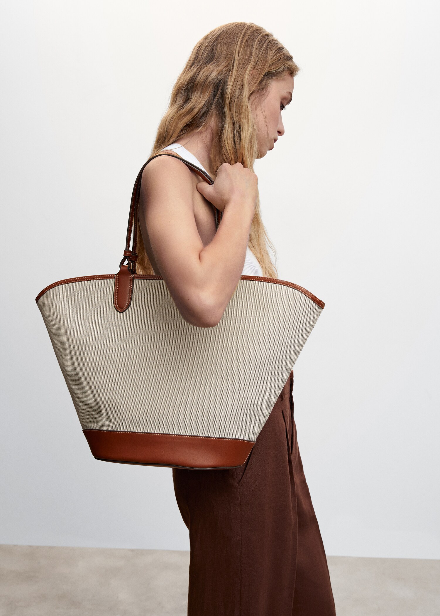 Bolso shopper combinado - Plano general