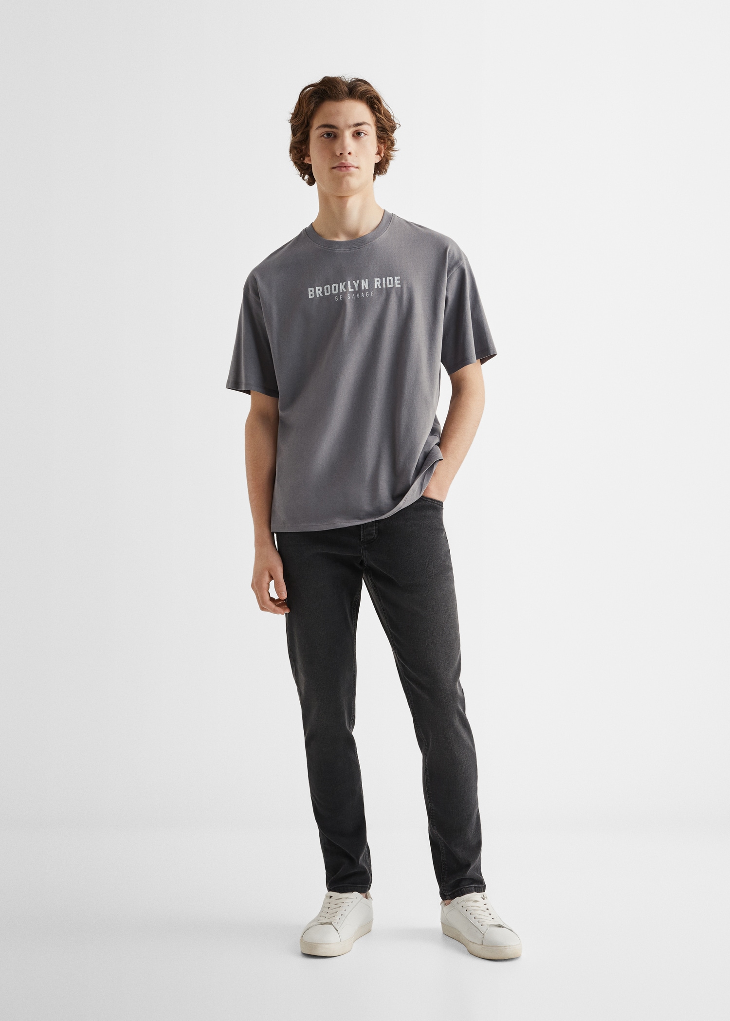 Printed Brooklyn T-shirt - General plane