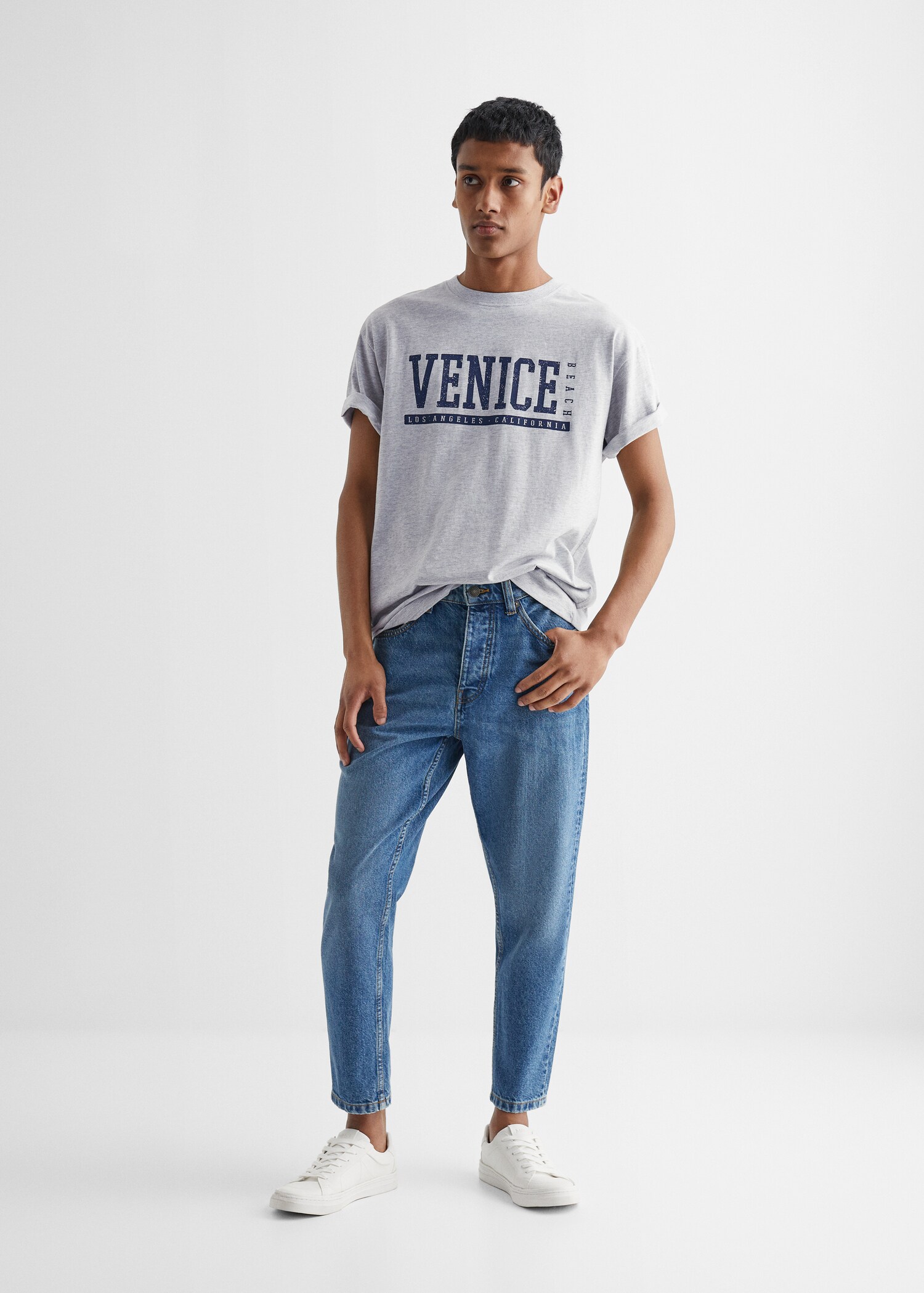 T-shirt coton manches courtes - Plan général