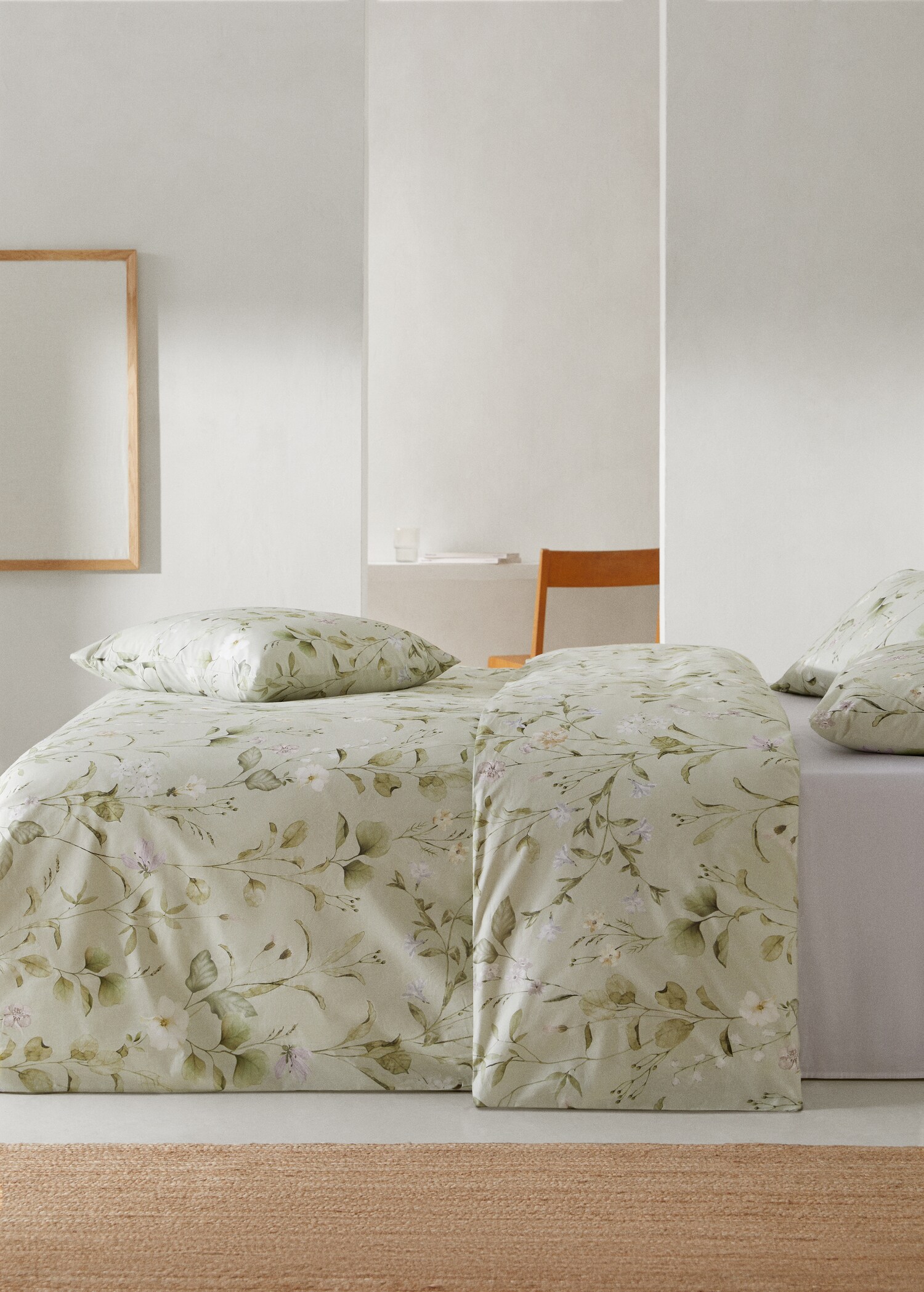 Duvet cover with floral design 60 in - General plane