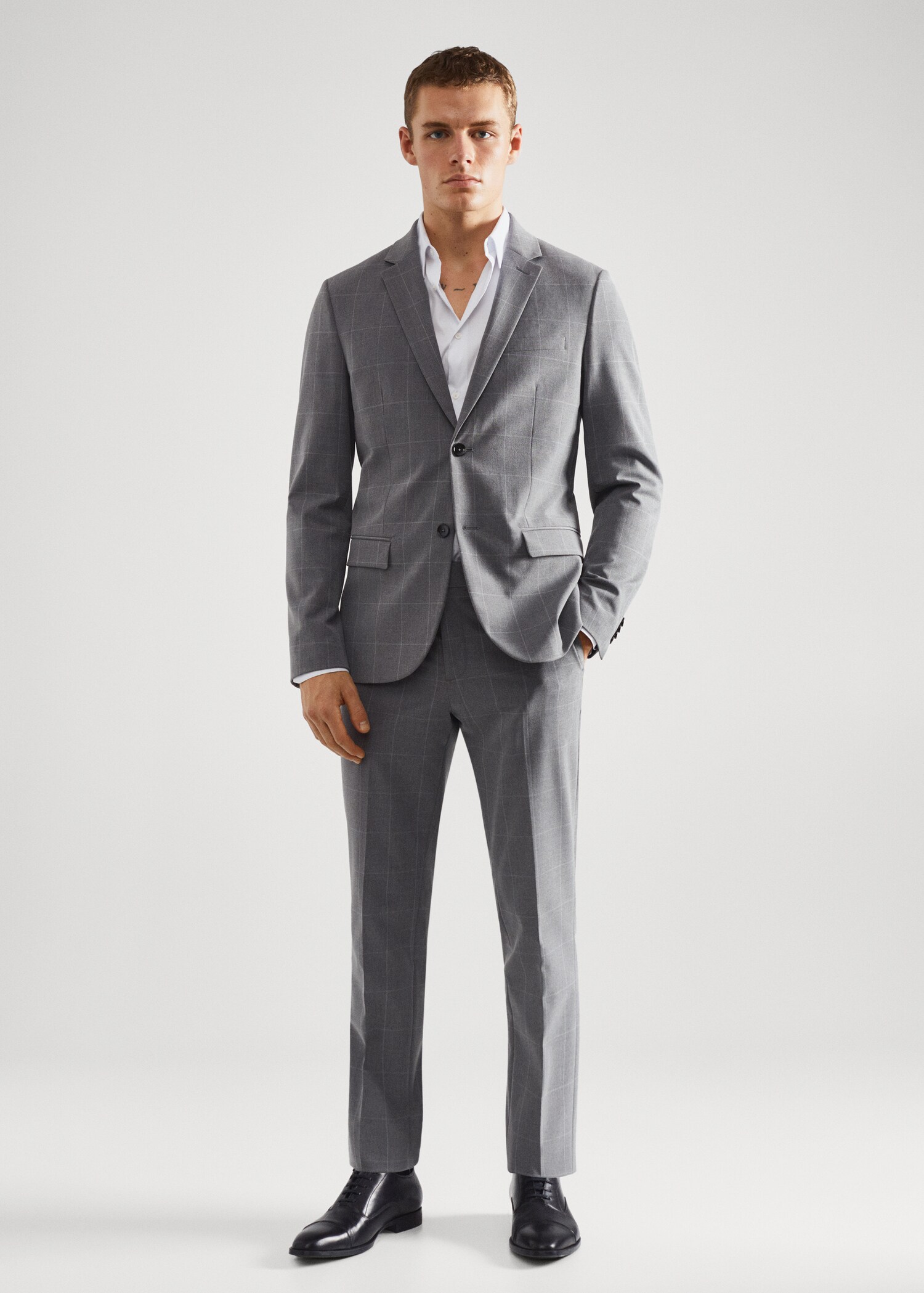 Super slim-fit suit jacket - General plane