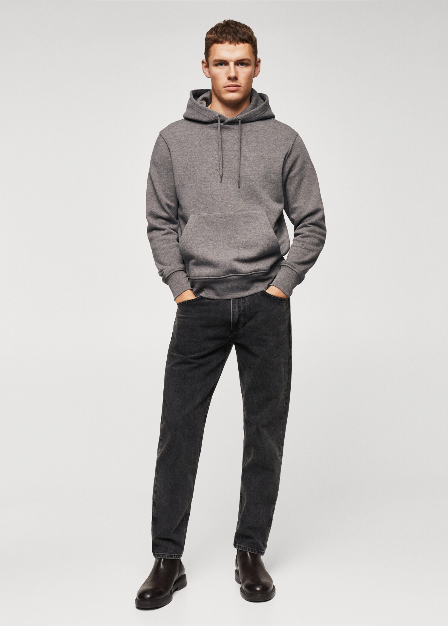 Sweater à capuche coton - Plan général