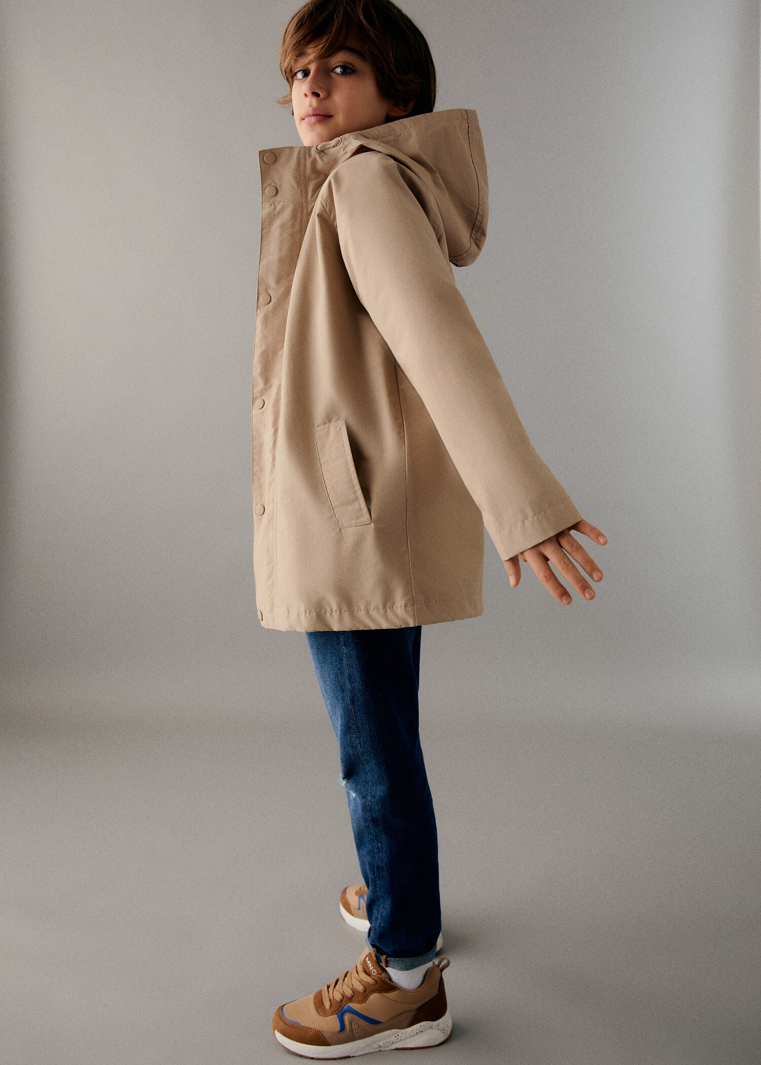 Parka coton capuche - Plan général