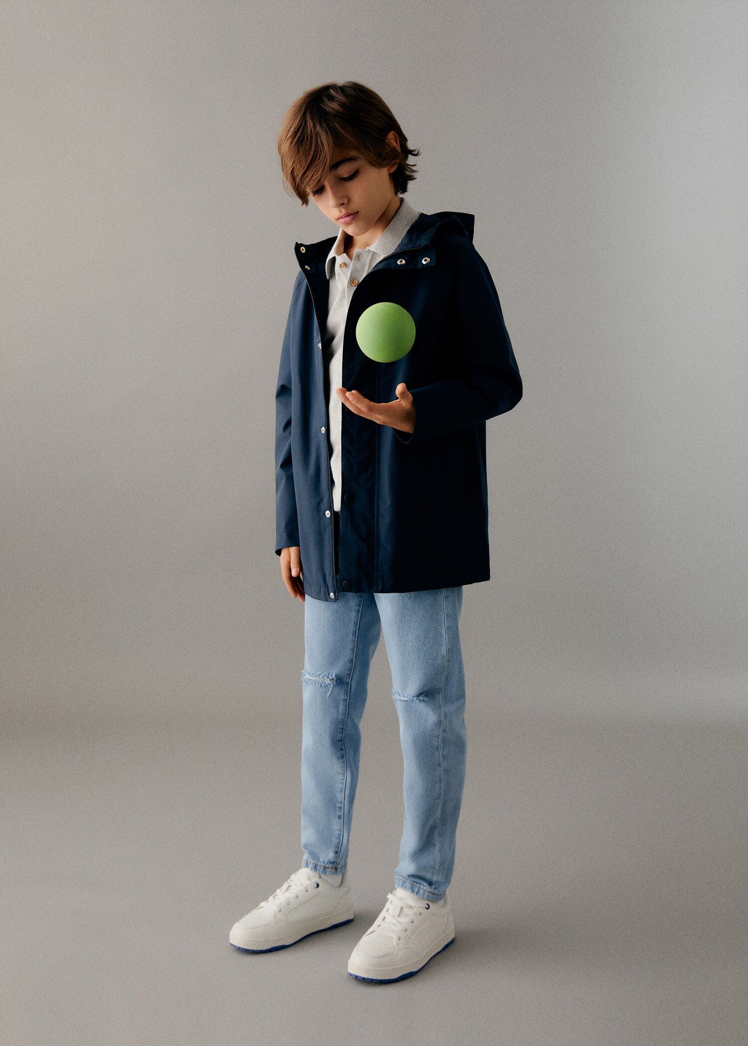Parka coton capuche - Plan général