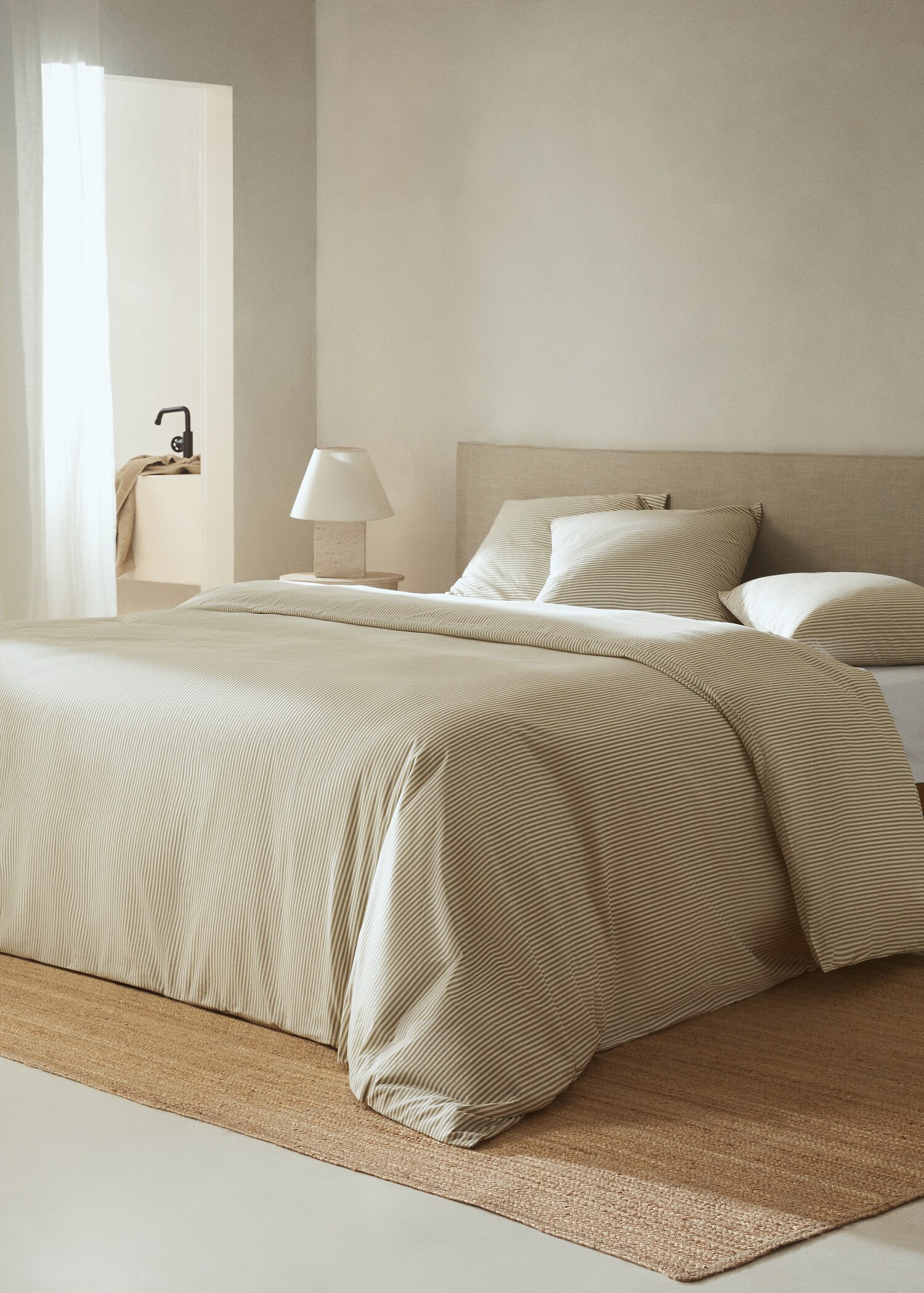 Striped duvet cover 60 in - General plane