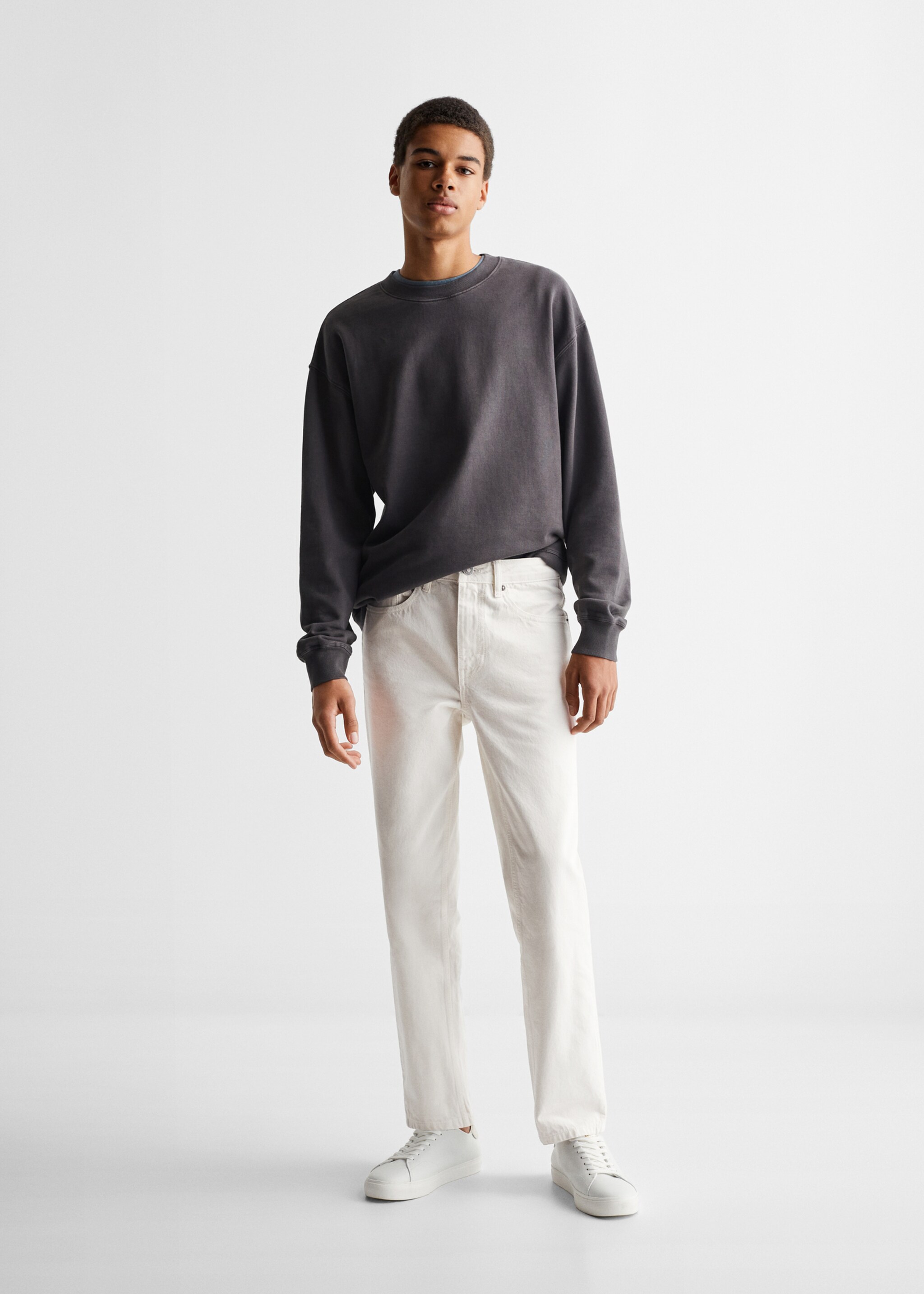 Pantaloni regular-fit cotone - Piano generale