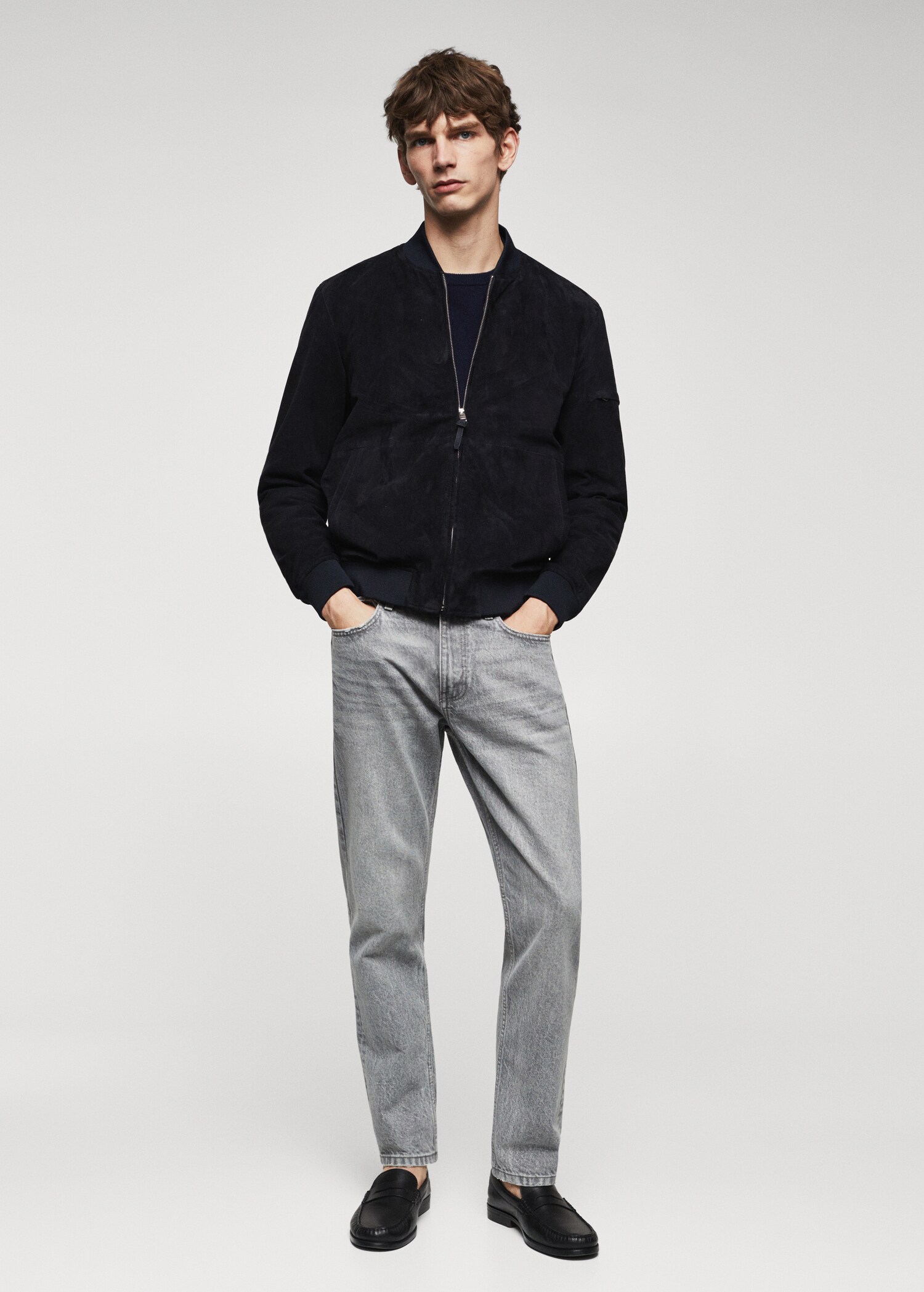 Blouson bomber cuir - Plan général