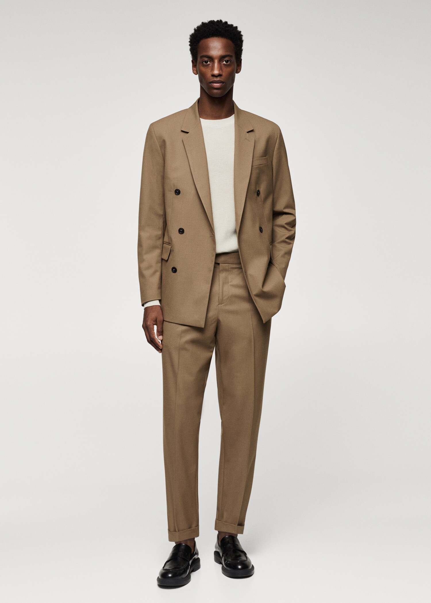Double-breasted suit jacket - General plane