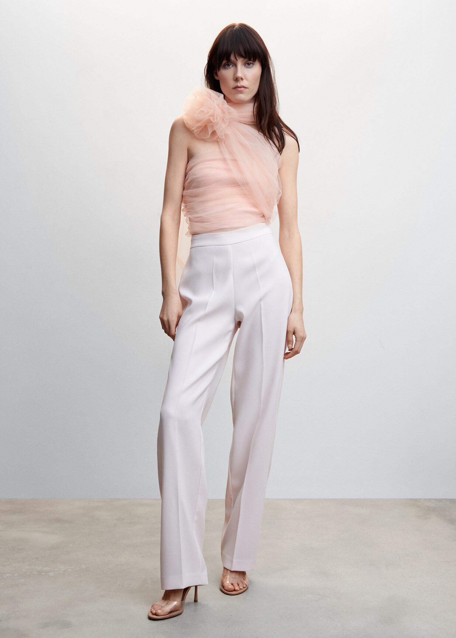 Floral chiffon top - General plane