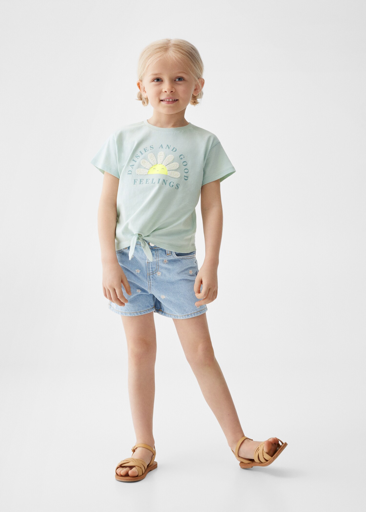 Knot printed T-shirt - General plane