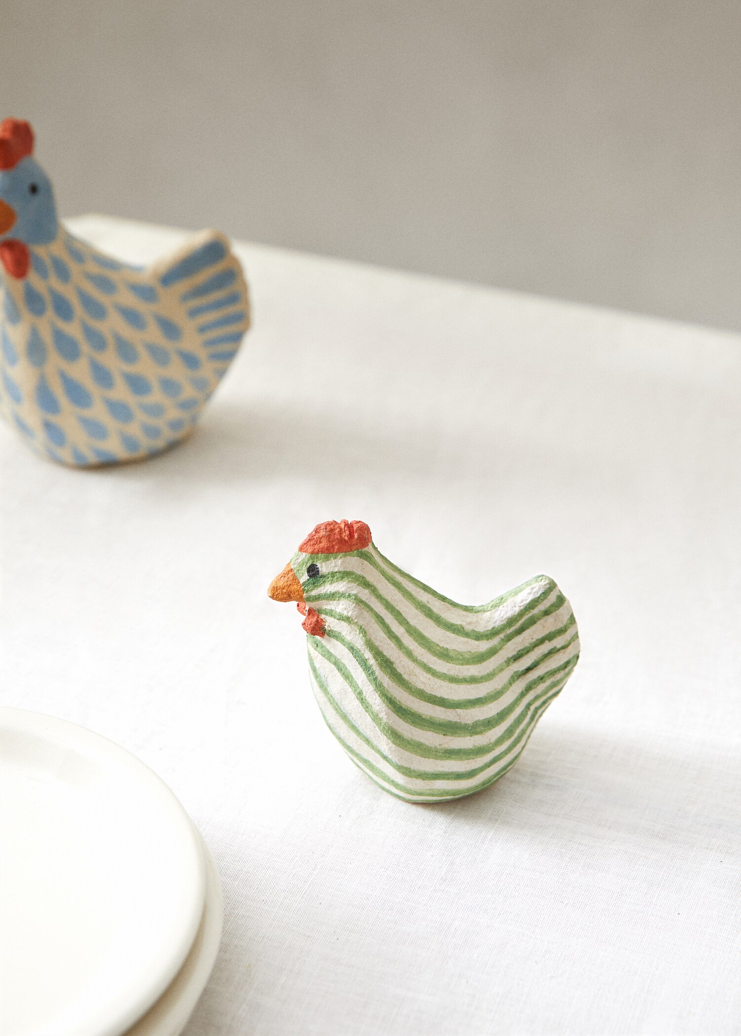 Figurine poule de Pâques - Plan général
