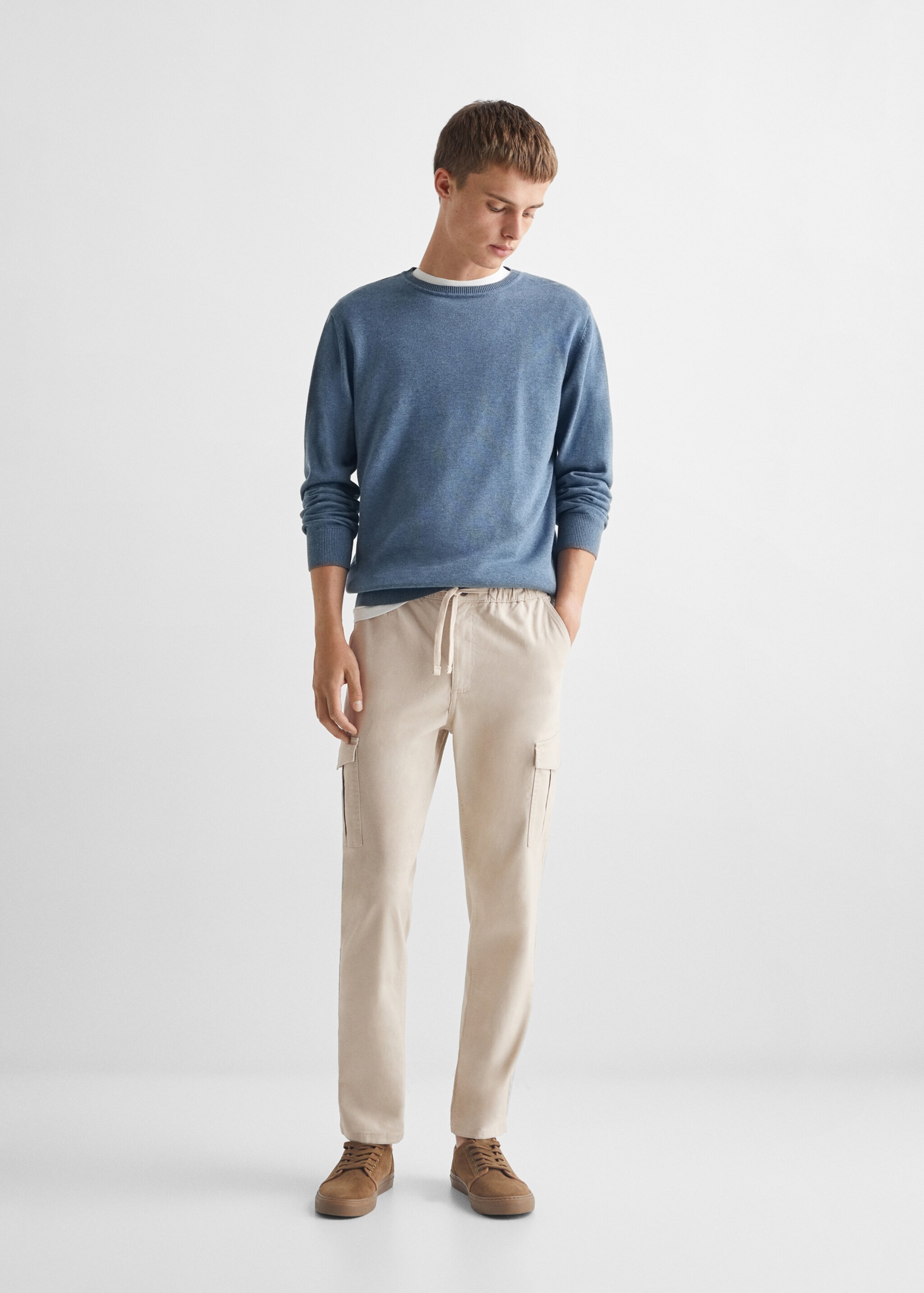 Regular-fit cargo pants - General plane