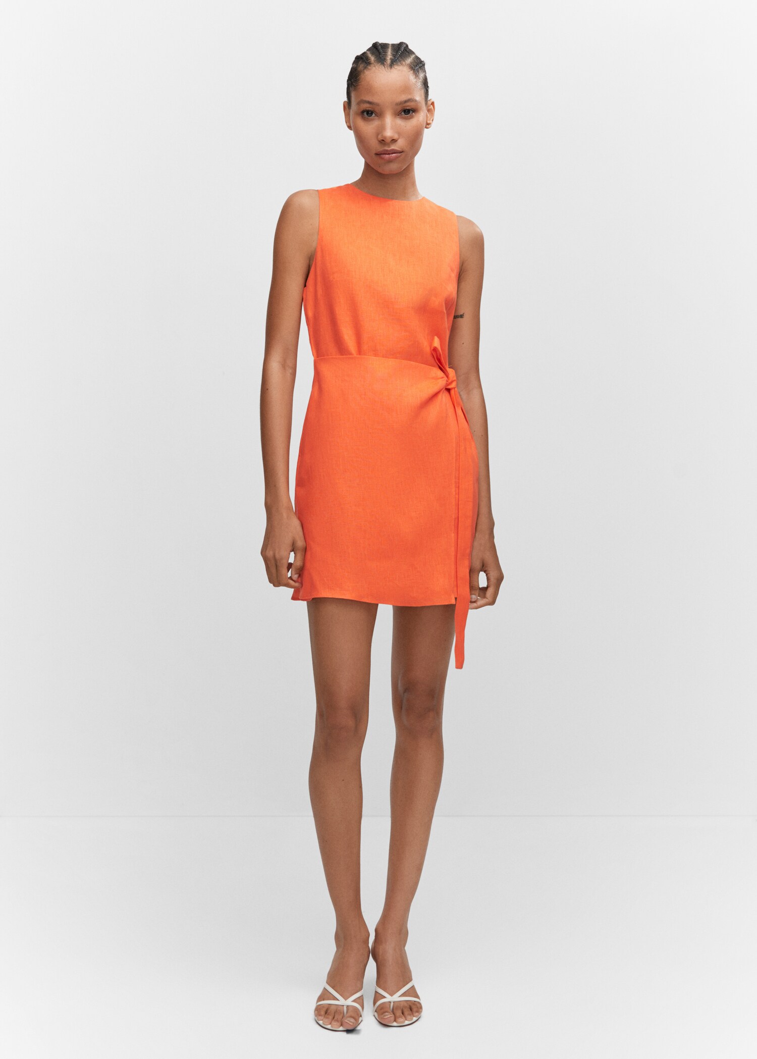 Linen sarong dress - General plane