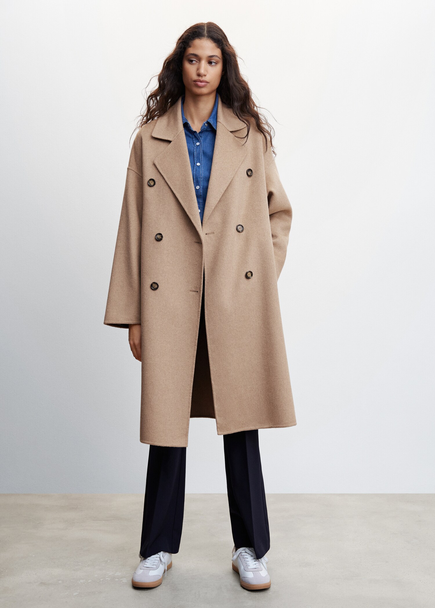 Abrigo lana handmade oversize - Plano general