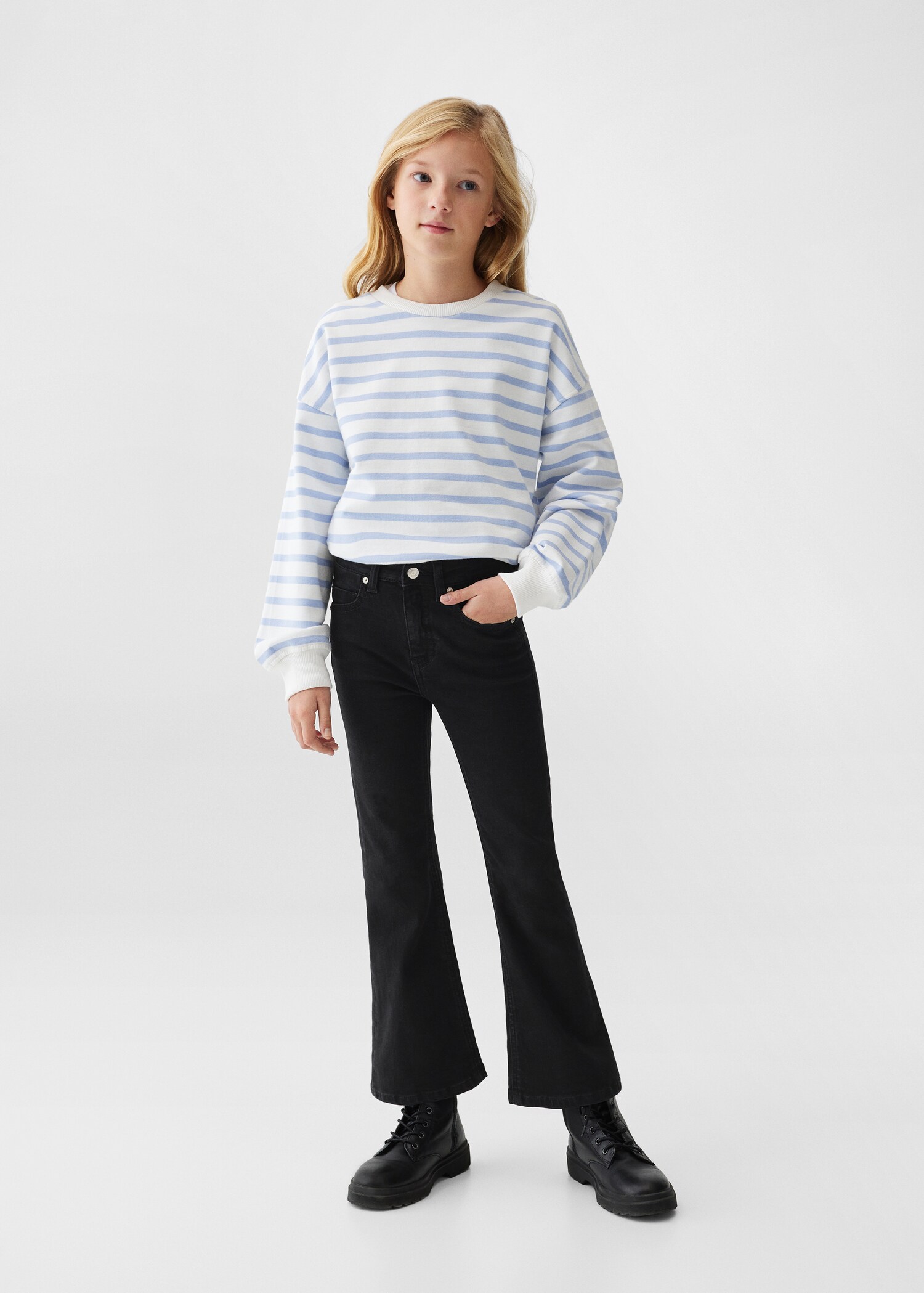 Flared jeans - Overzichtstekening