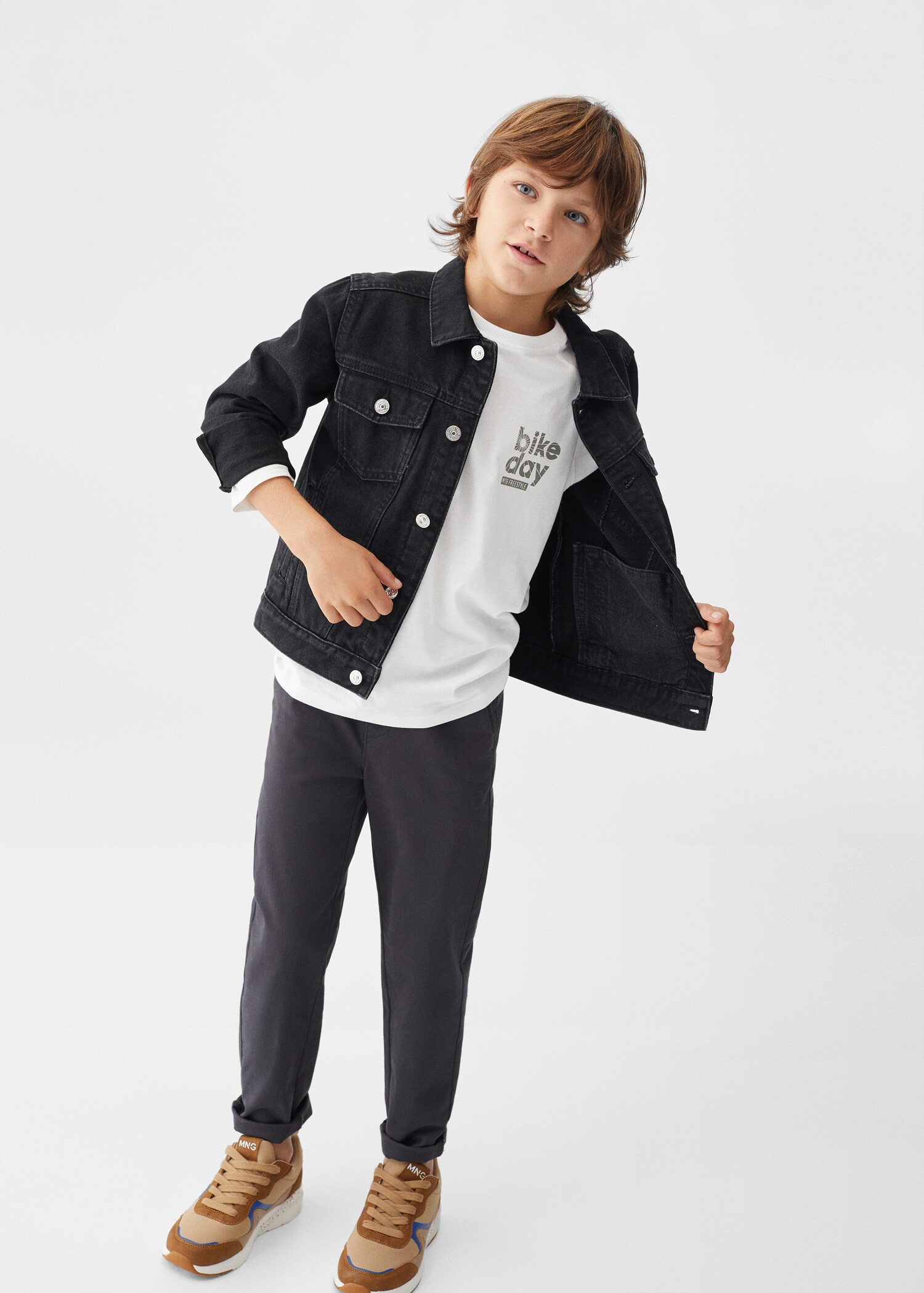 Long sleeve cotton t-shirt - General plane