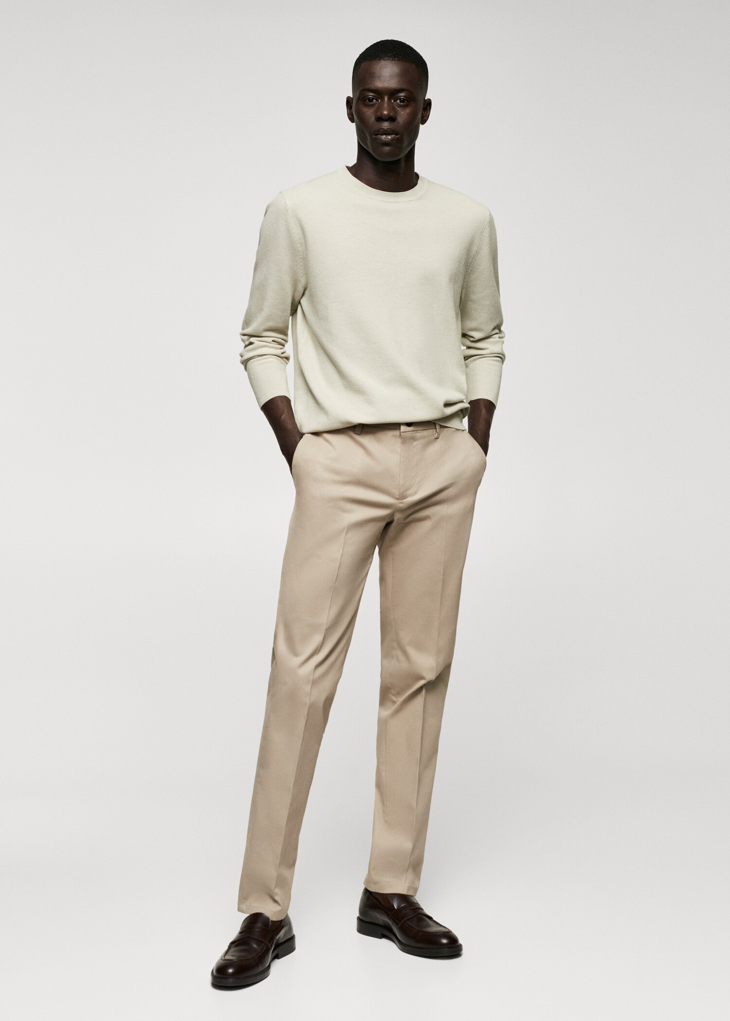 Slim fit chino trousers - General plane