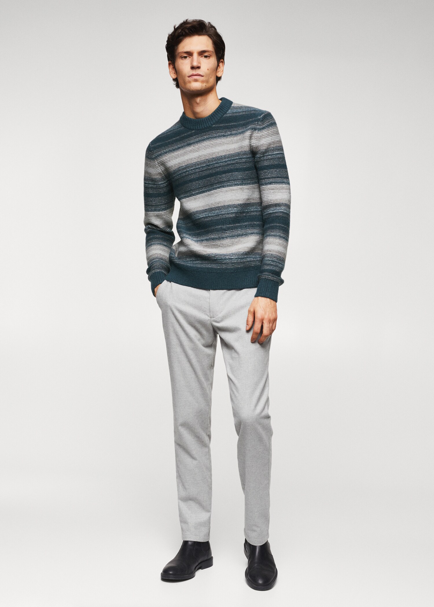 Textured degrade sweater - General plane