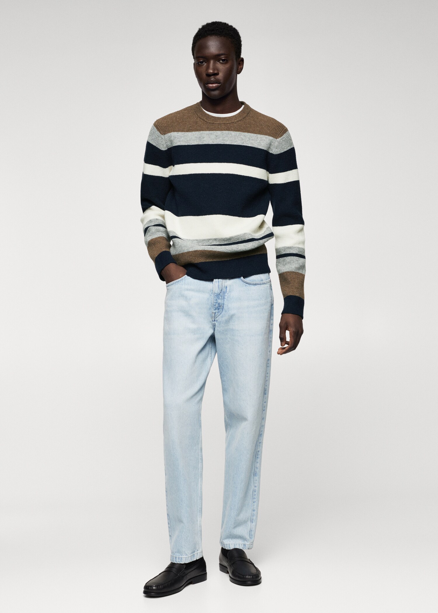 Structured fabric sweater - General plane