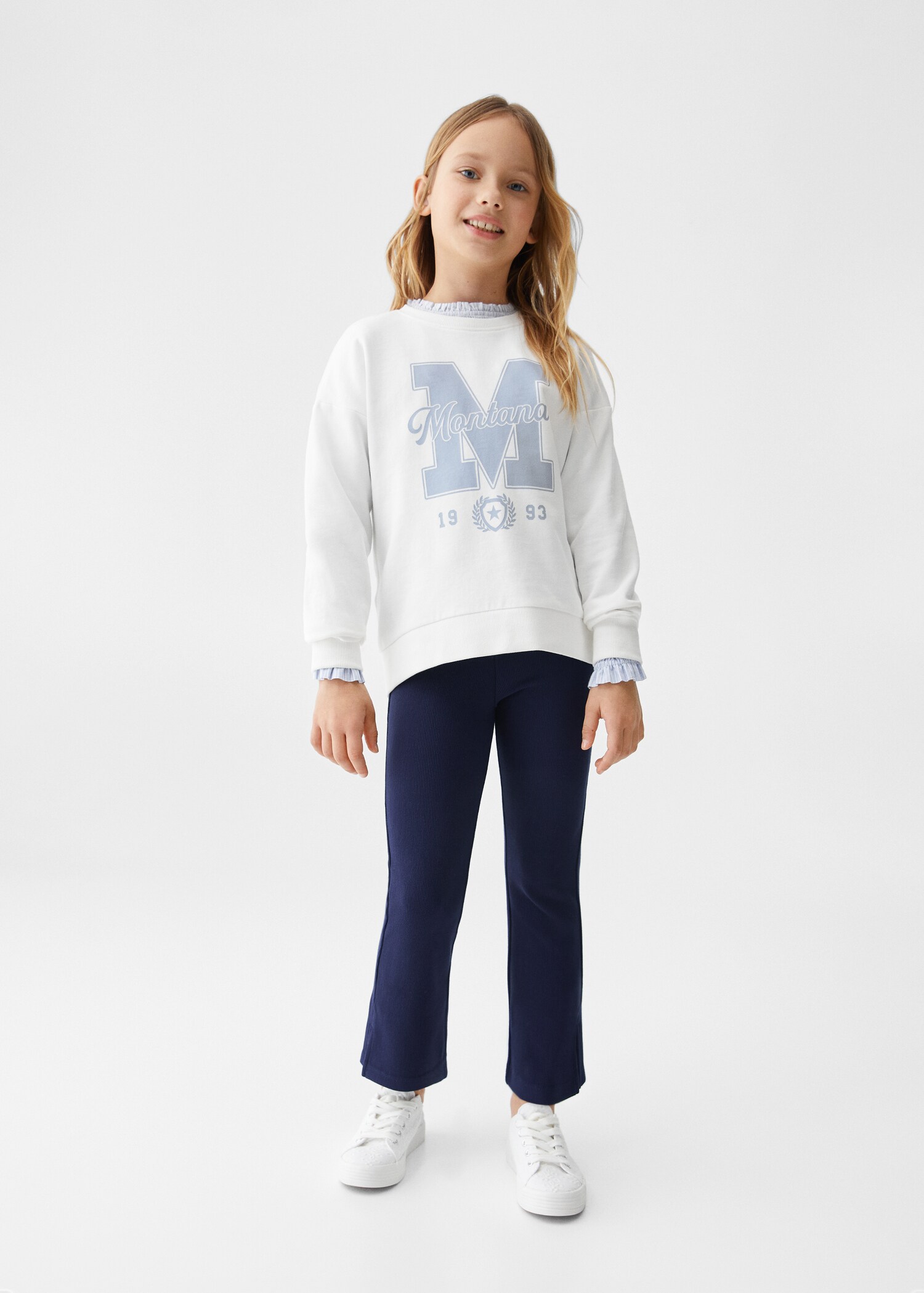 Sweat-shirt coton imprimé - Plan général