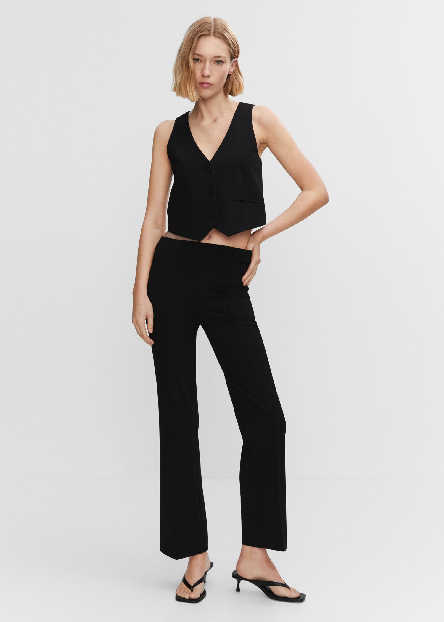 Pantalon droit coutures - Plan général
