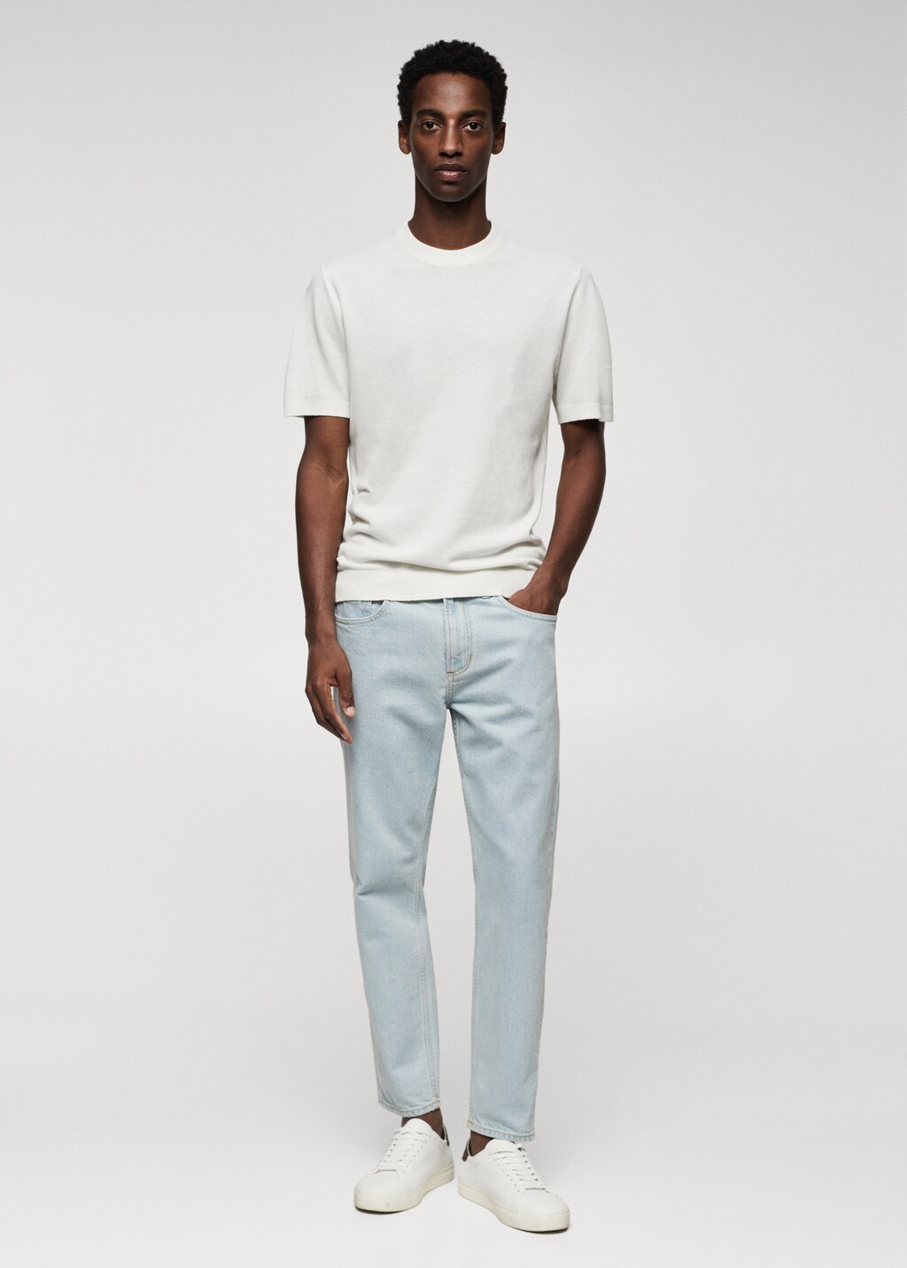 Maglietta maglia cotone Uomo MANGO OUTLET Italia