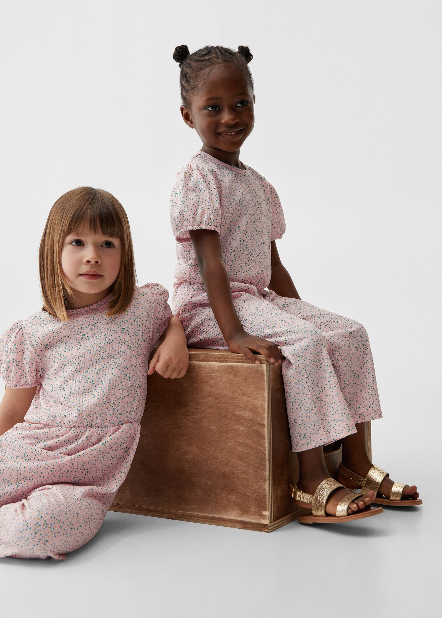 Long printed jumpsuit - General plane