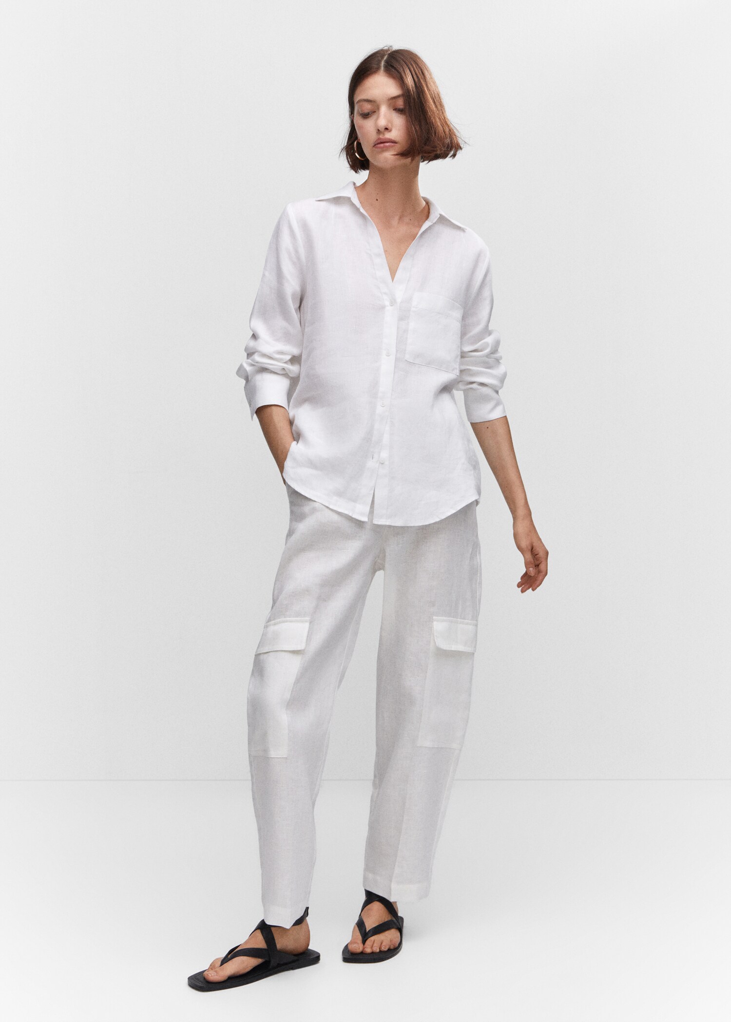 Camisa lli butxaca - Pla general