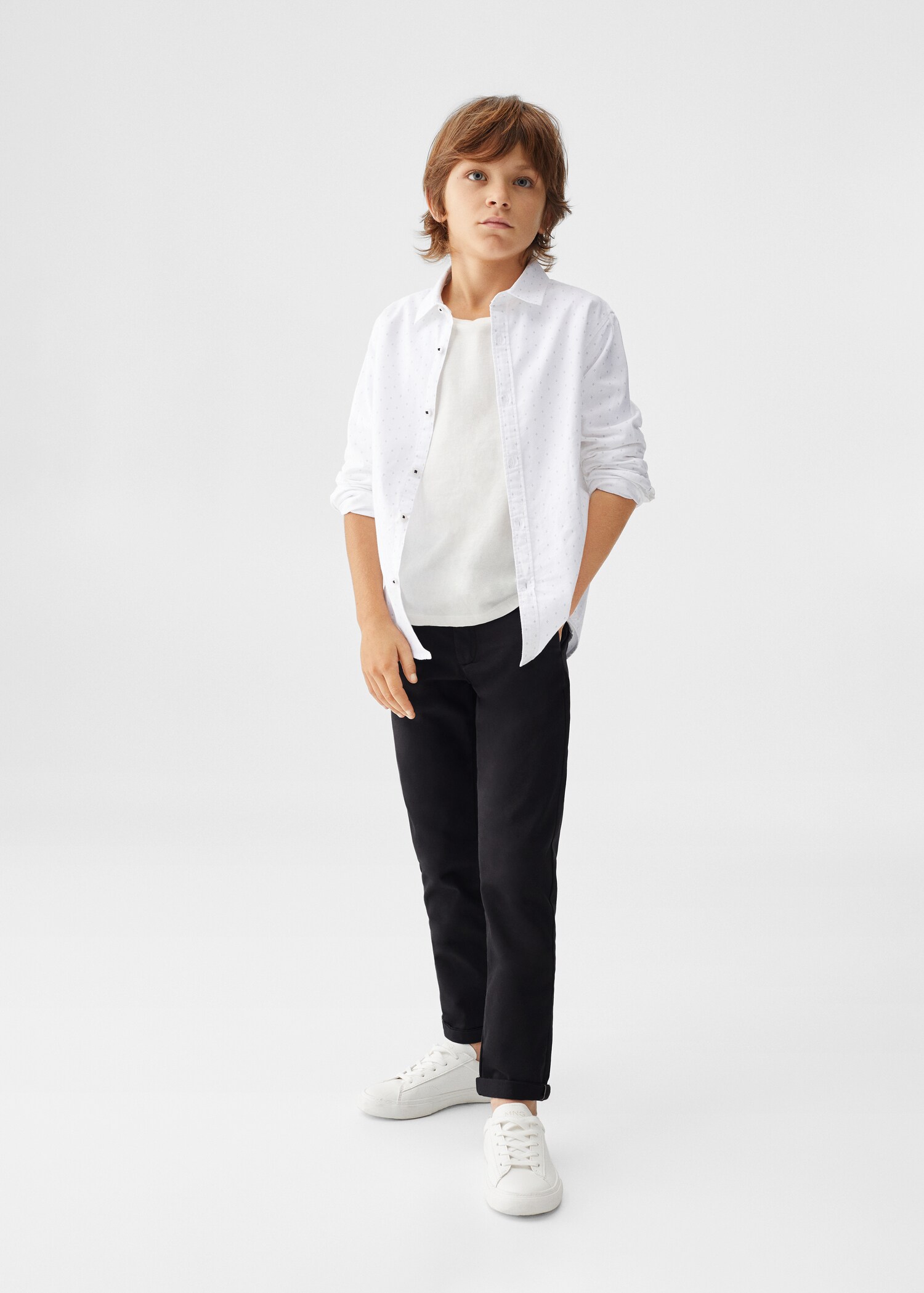 Oxford cotton shirt - General plane