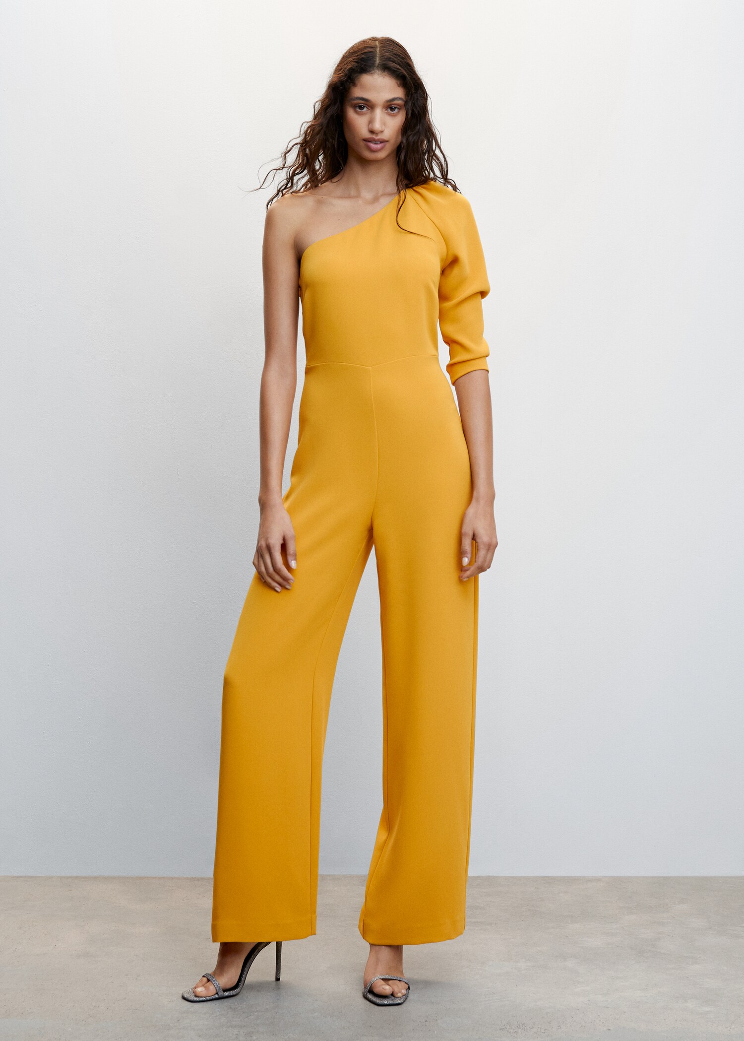 Asymmetric long jumpsuit - General plane