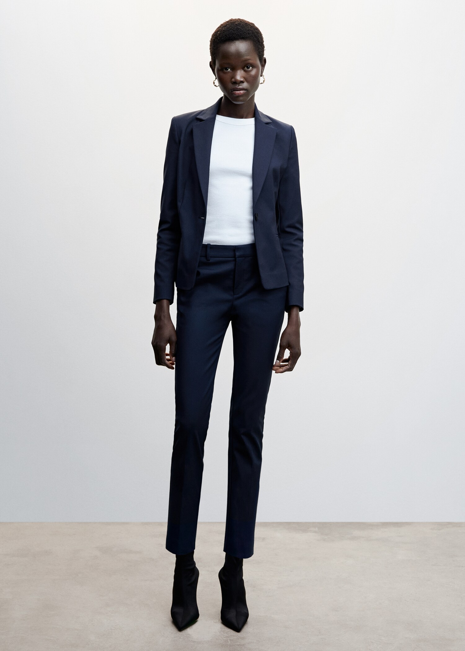 Structured suit blazer - General plane
