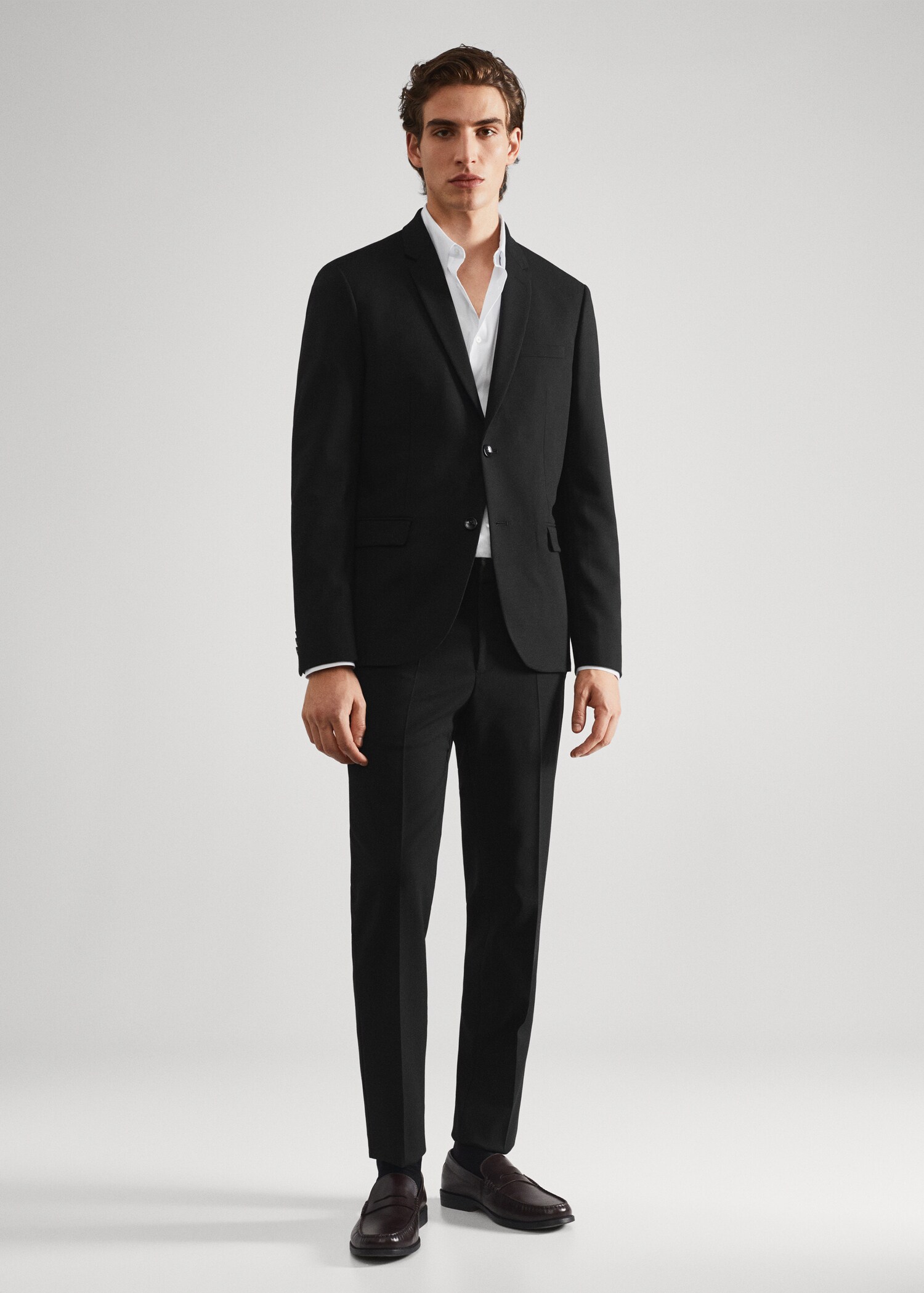 Super slim-fit suit jacket - General plane