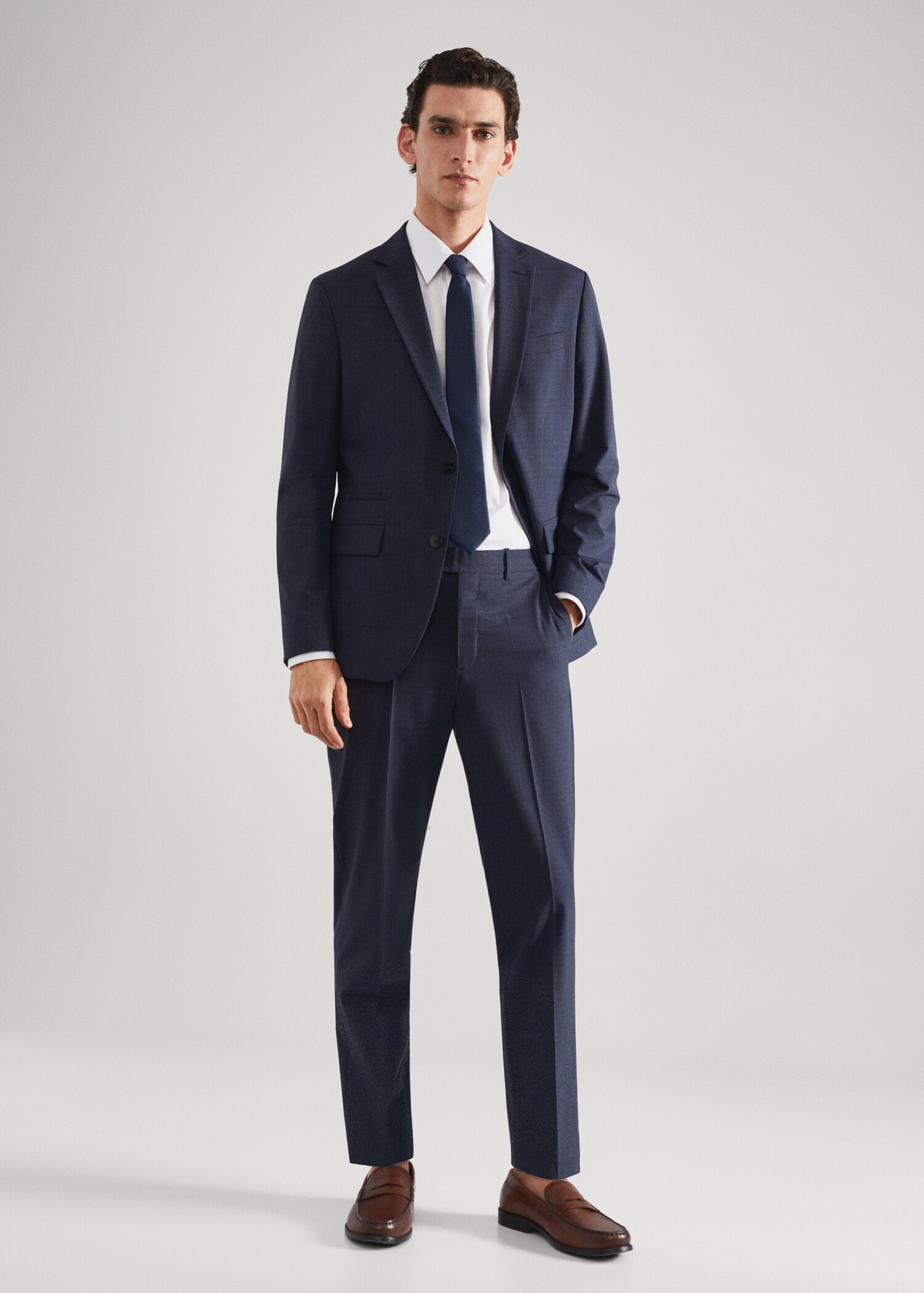 Americana vestit llana slim fit - Pla general