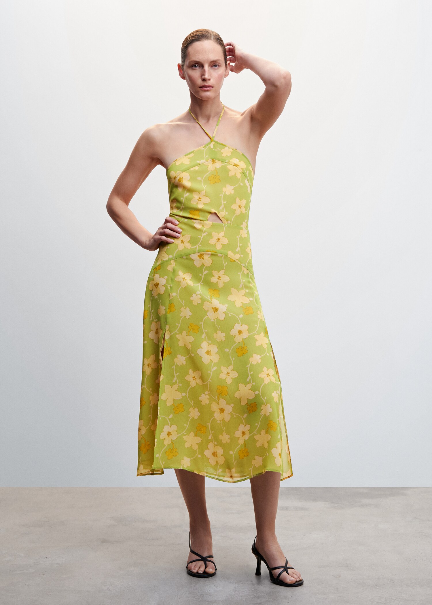 Kleid mit Blumenmuster - Allgemeine Ansicht