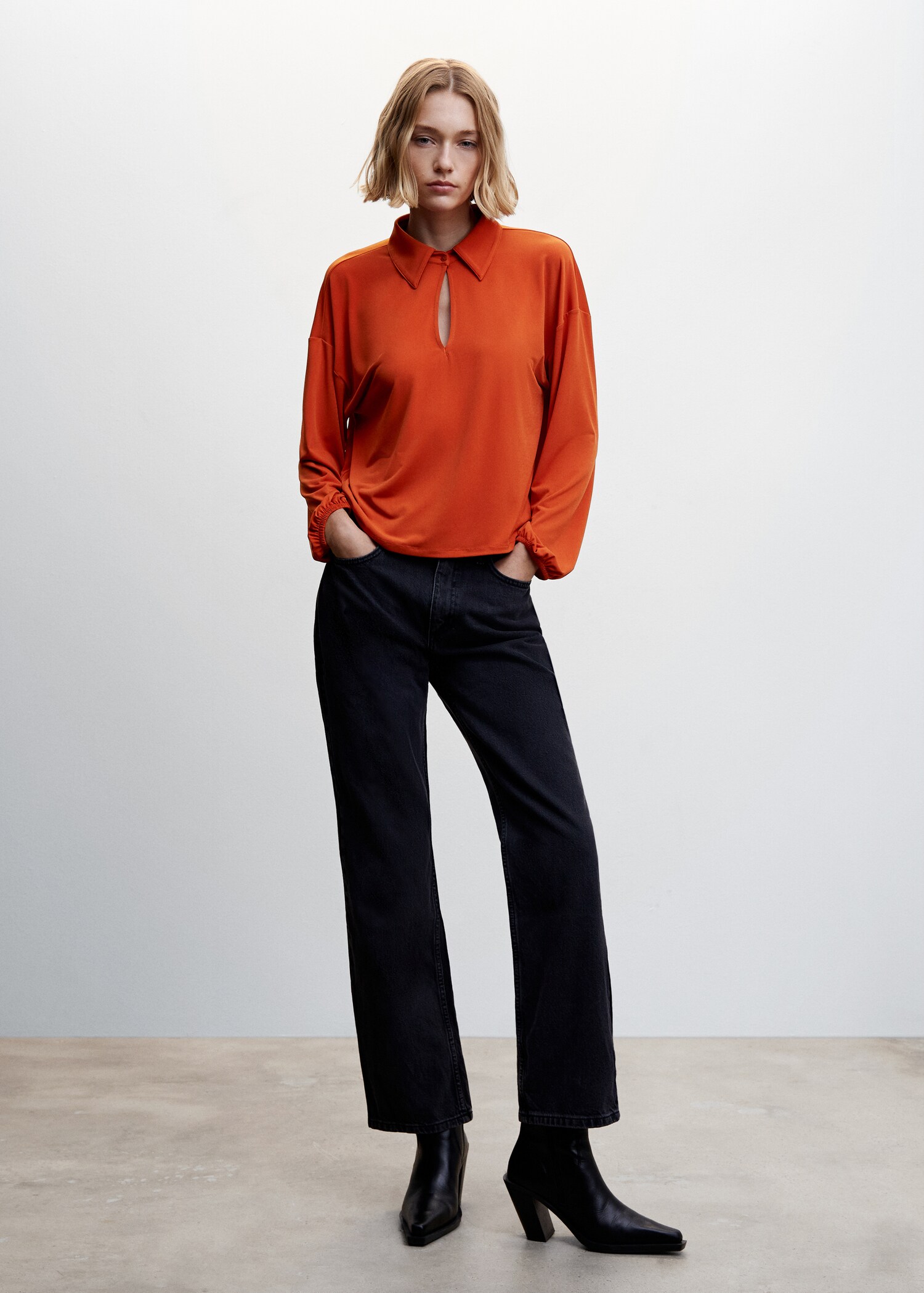 Slit shirt - General plane