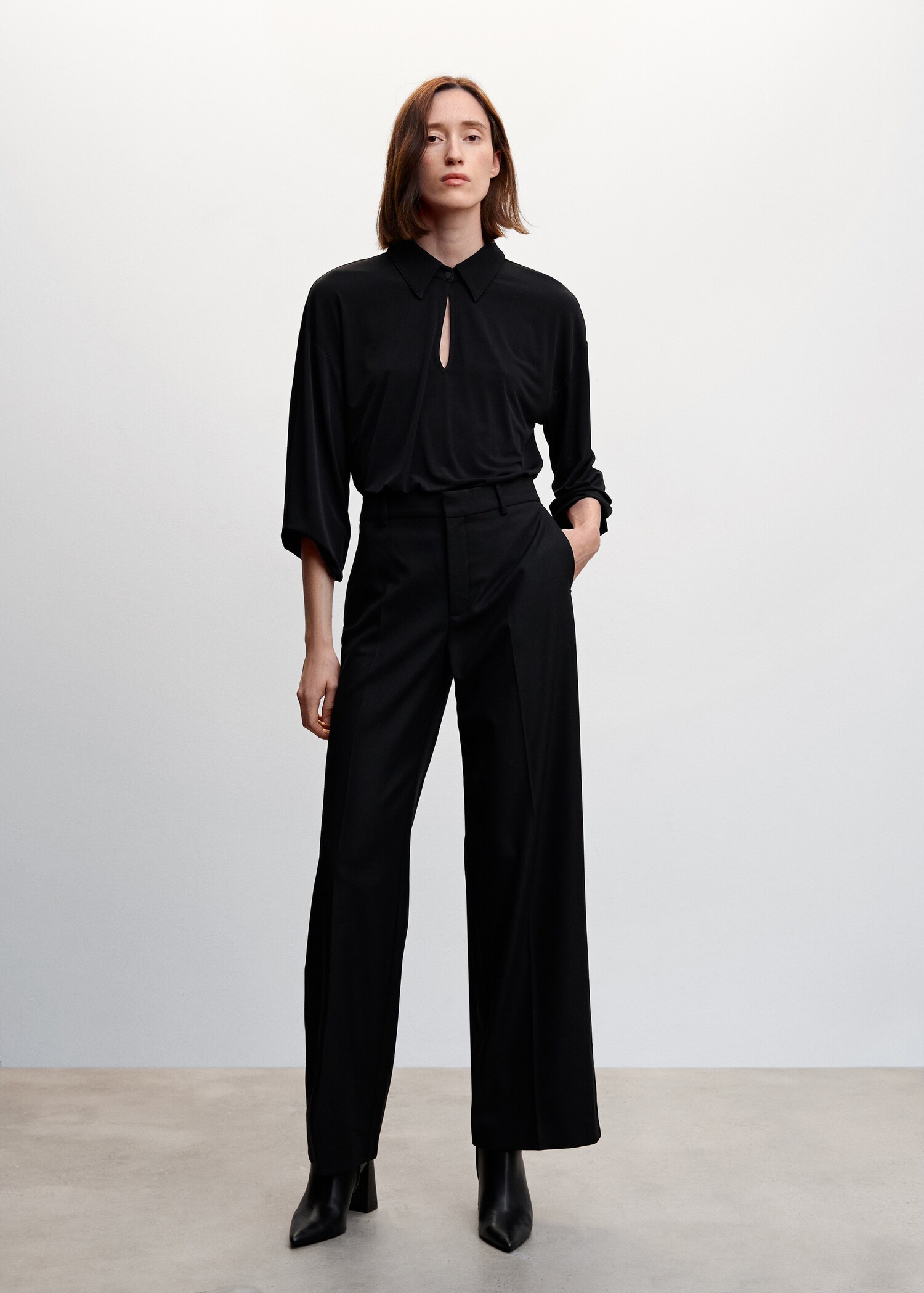 Slit shirt - General plane