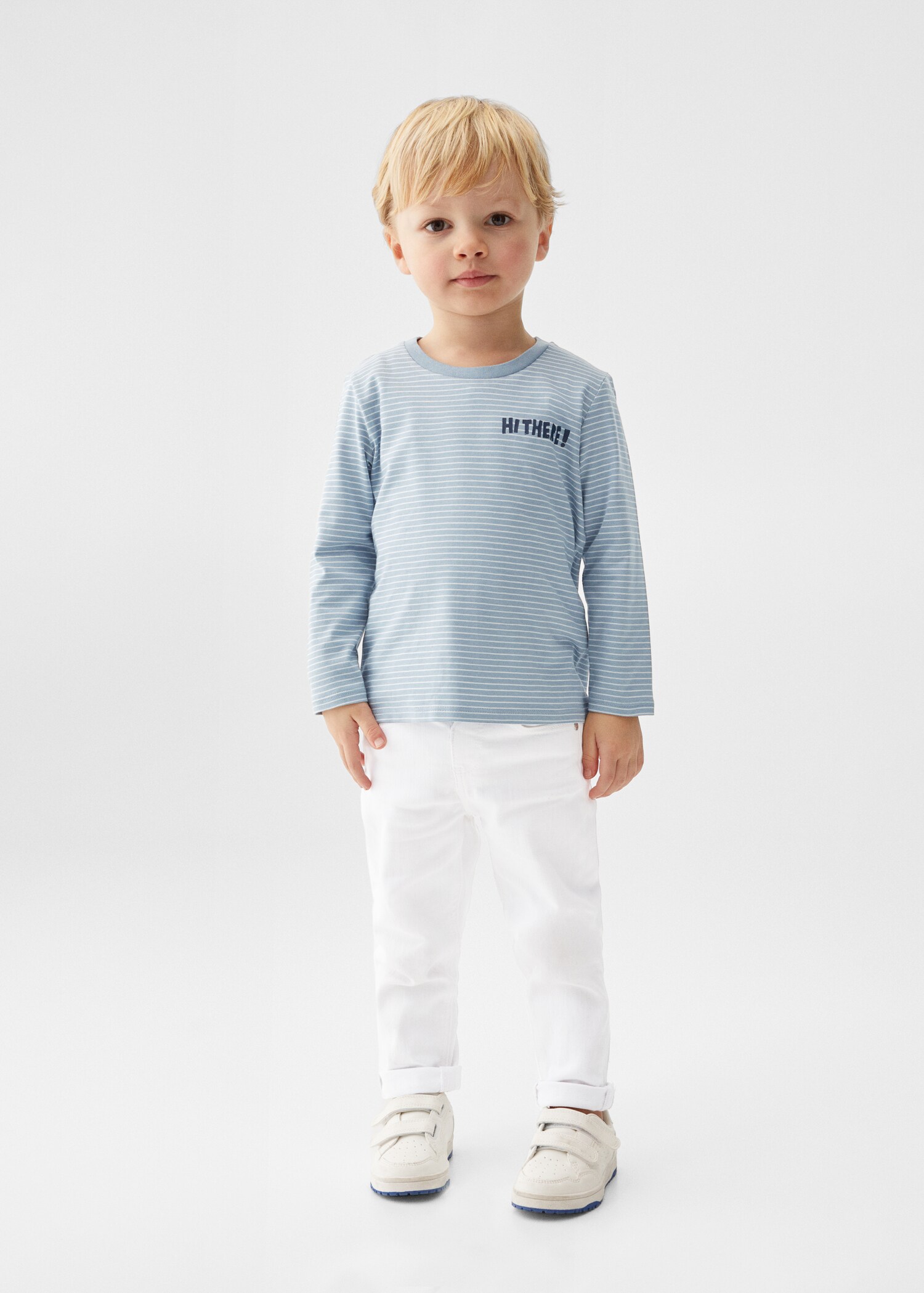 Striped long sleeves t-shirt - General plane