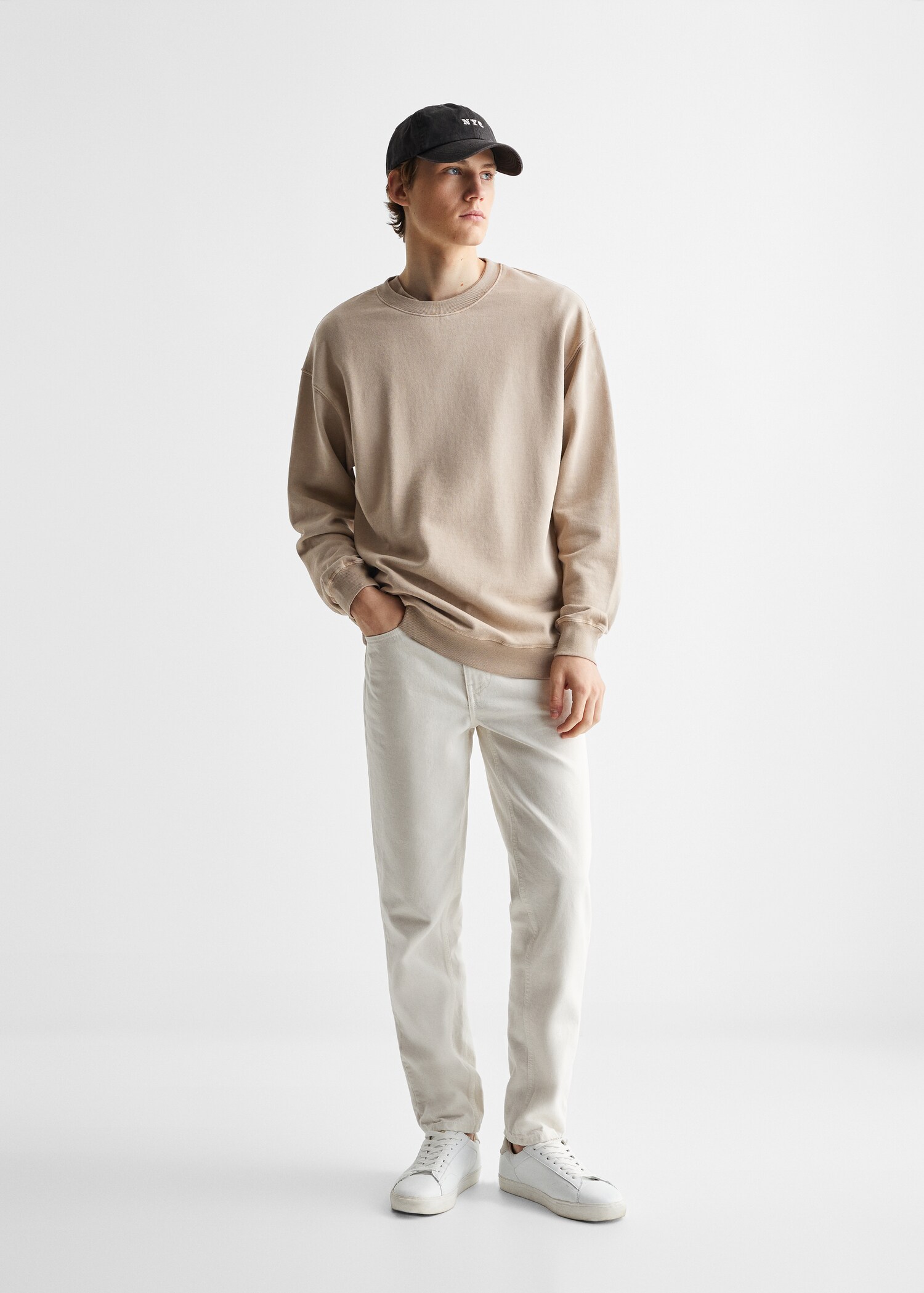 Sudadera básica algodón - Plano general