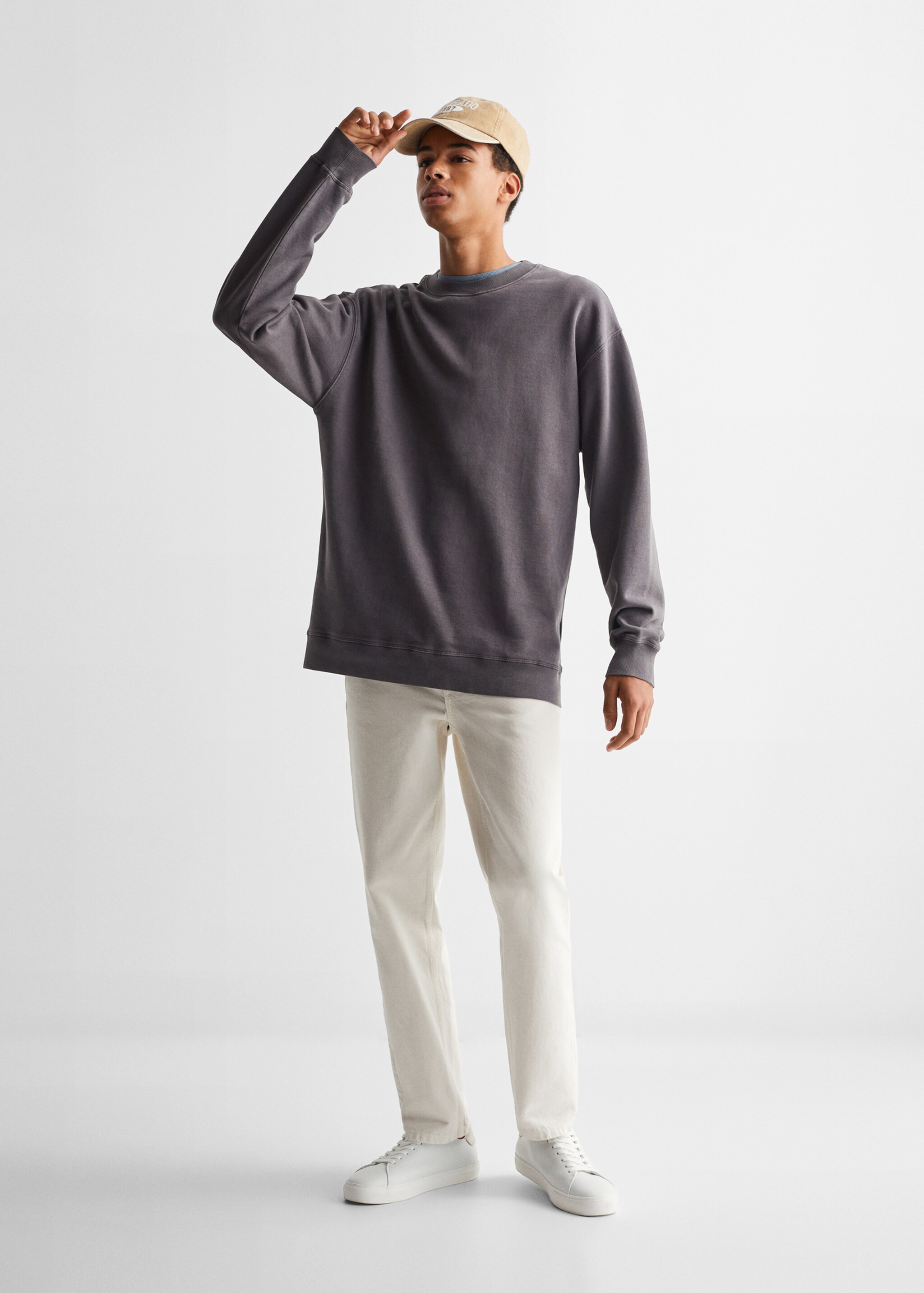 Sudadera básica algodón - Plano general