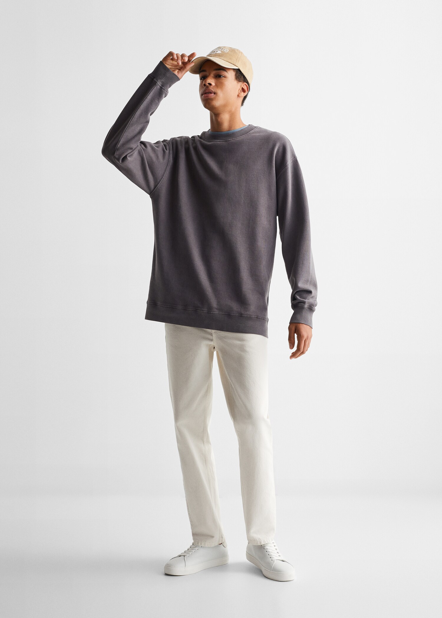 Basic cotton sweater - General plane