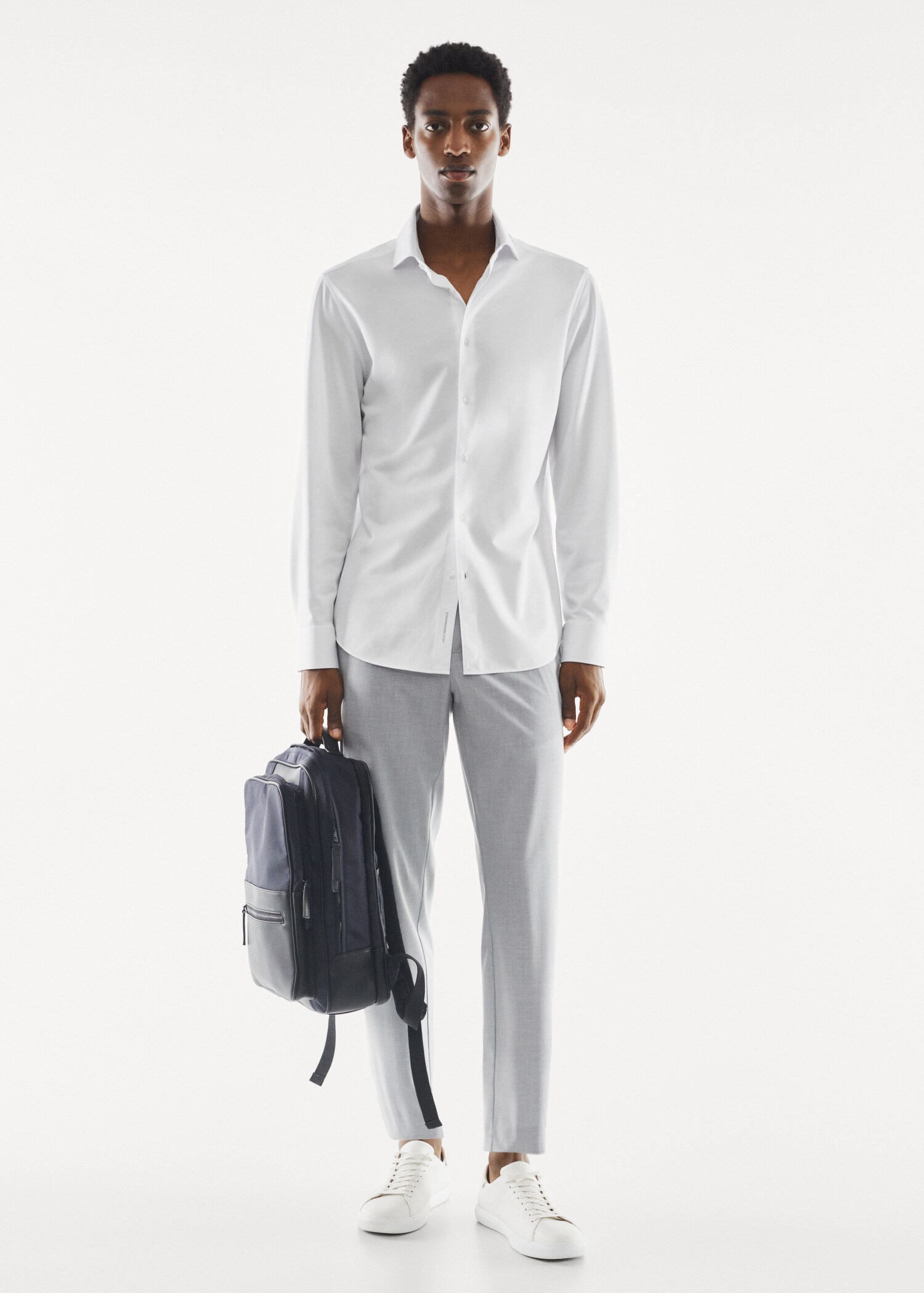 Stretch slim-fit shirt - General plane