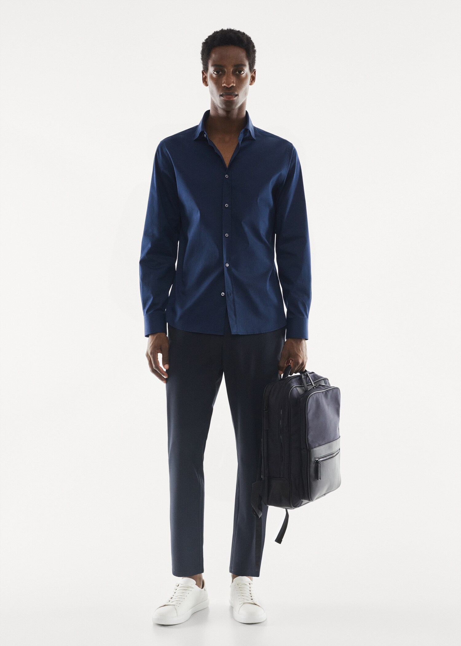 Camisa slim fit algodón - Plano general