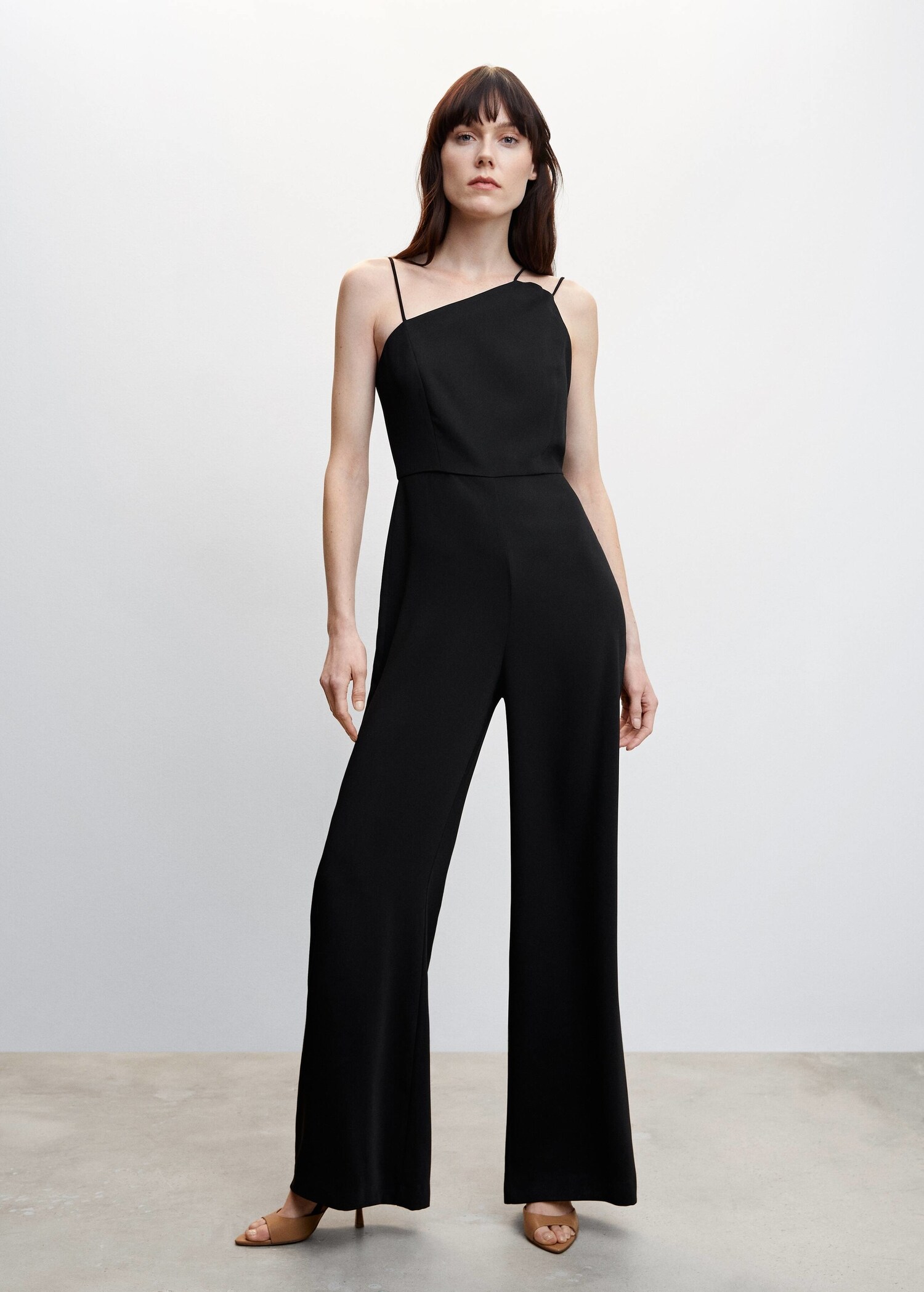 Asymmetric long jumpsuit - General plane