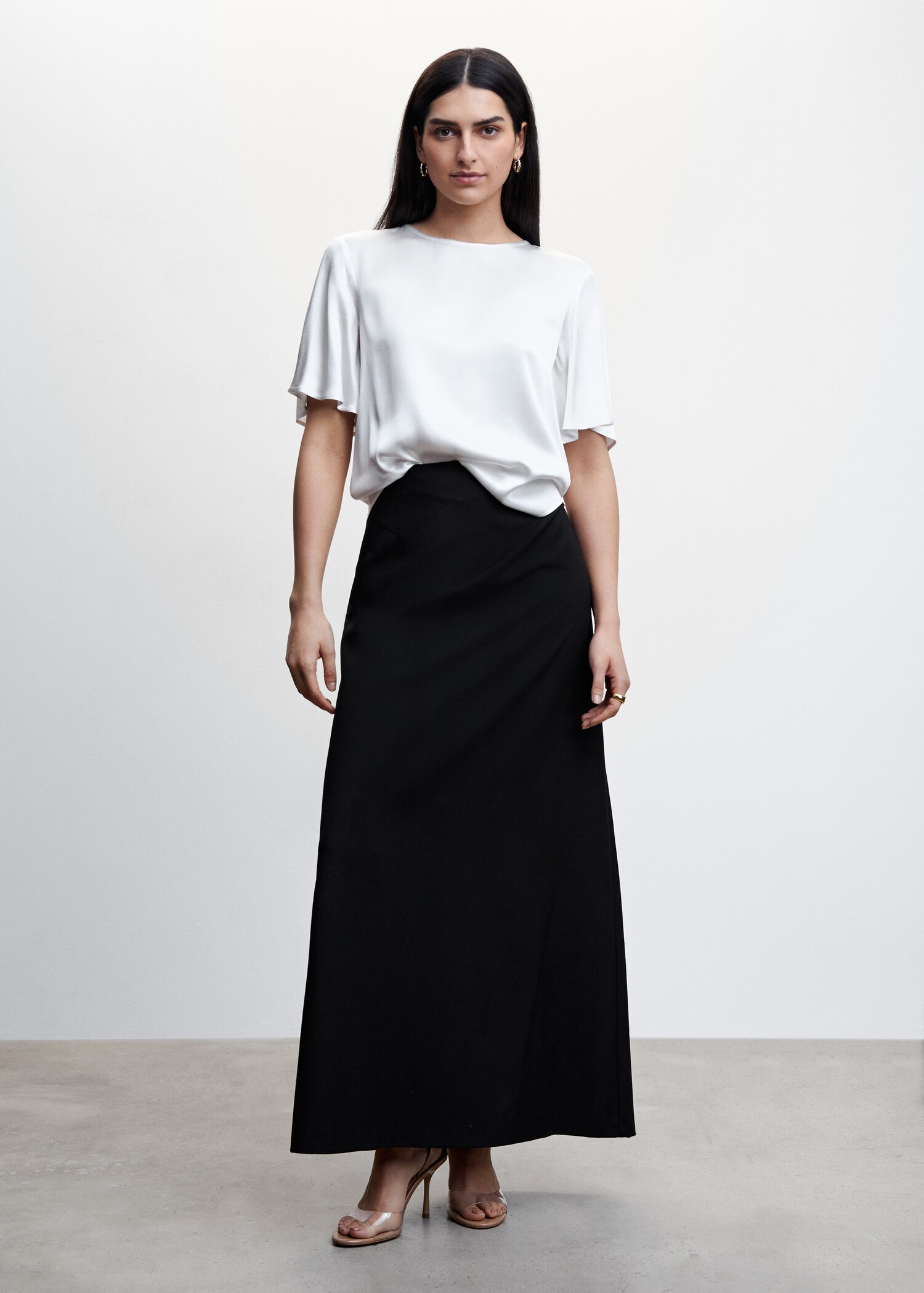 Satin blouse - General plane