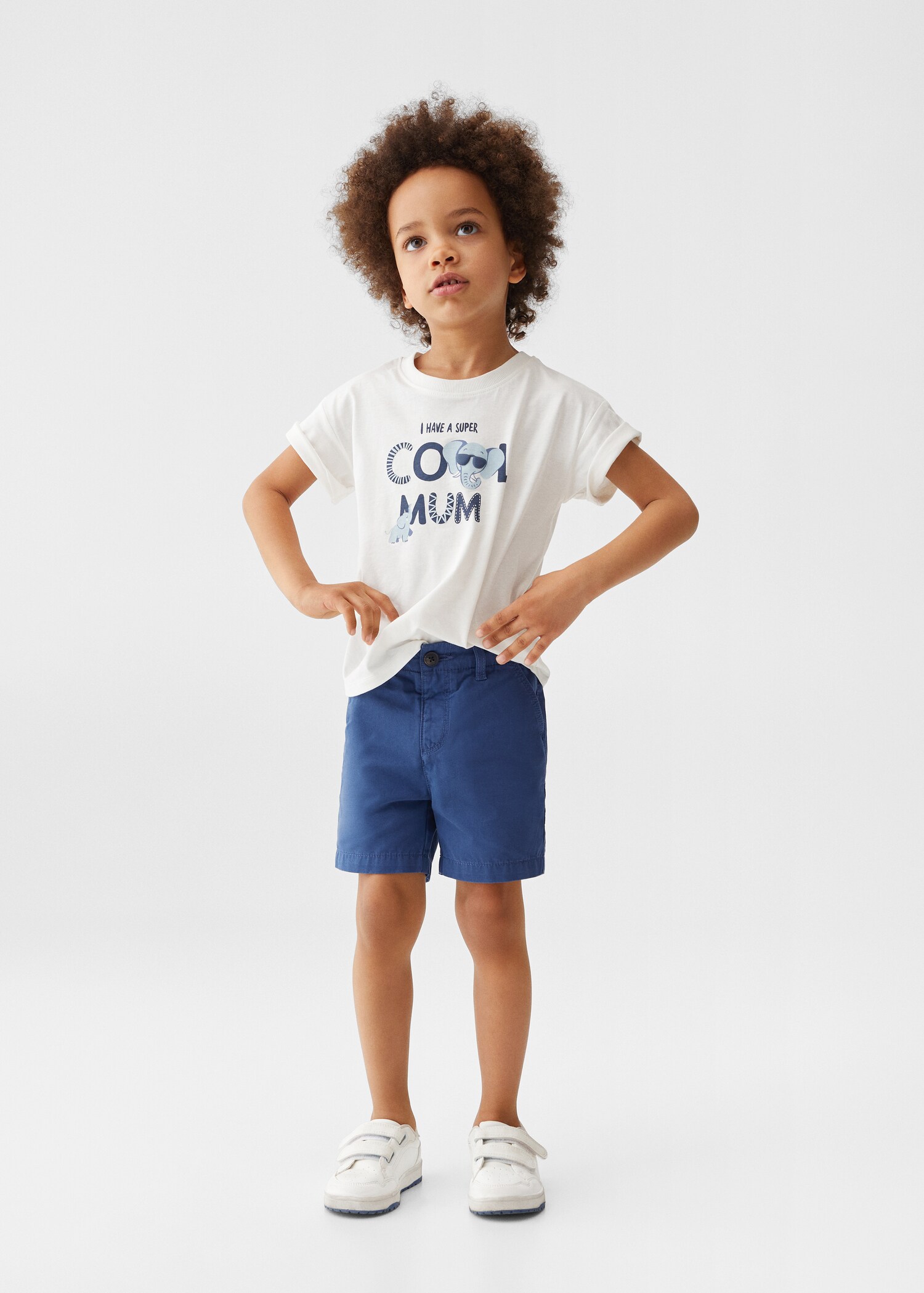 Cotton Bermuda shorts - General plane
