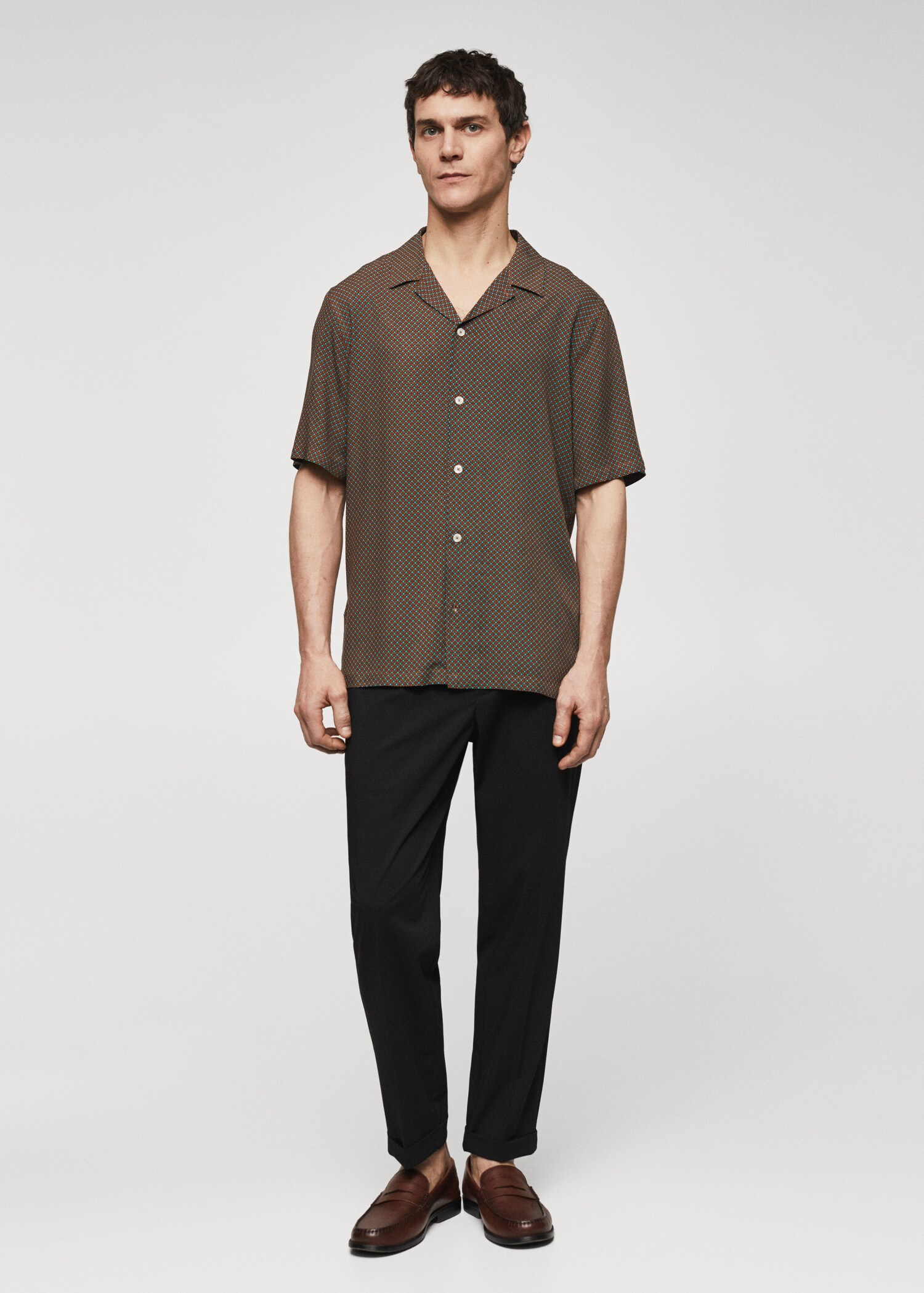 Printed short-sleeved shirt - General plane