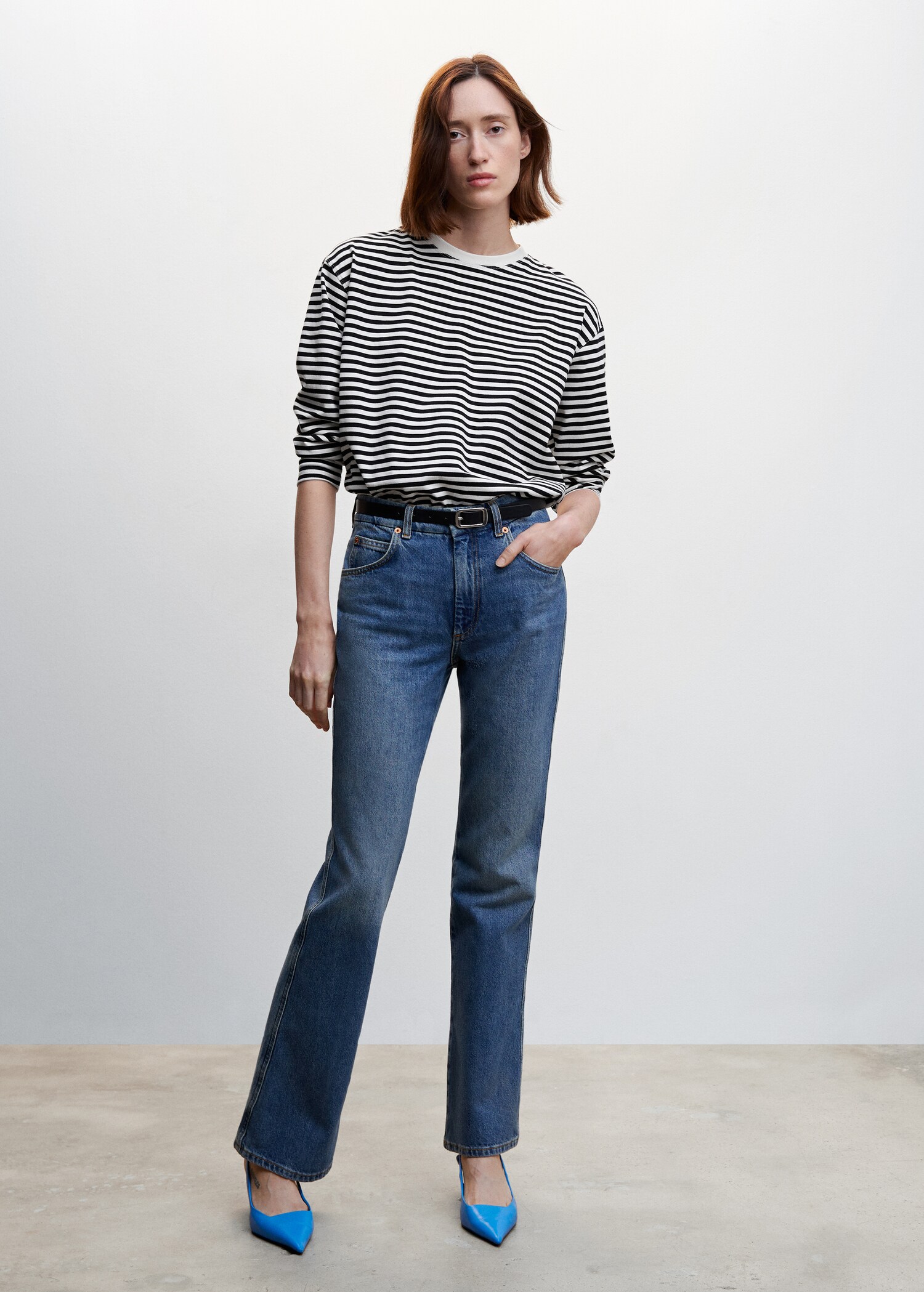 Striped cotton T-shirt - General plane