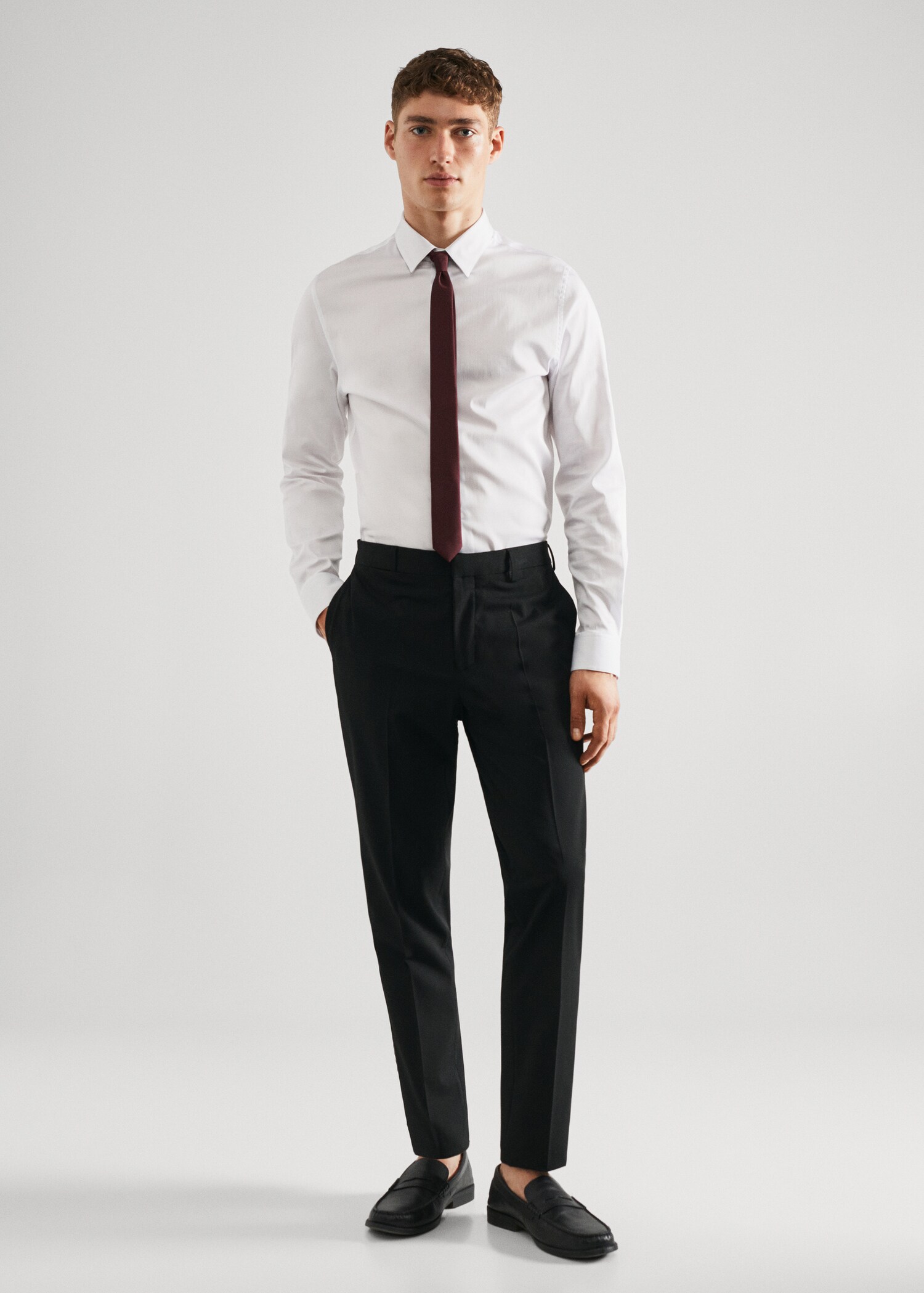 Super slim fit suit pants - General plane